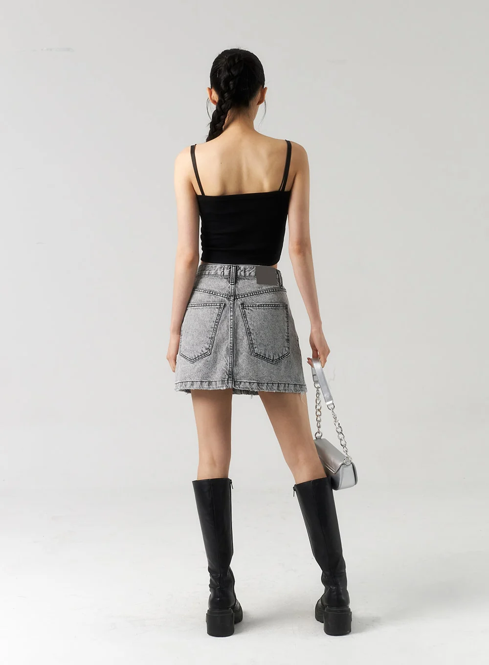 Thin Strap Cropped Top CU320 - Image 12