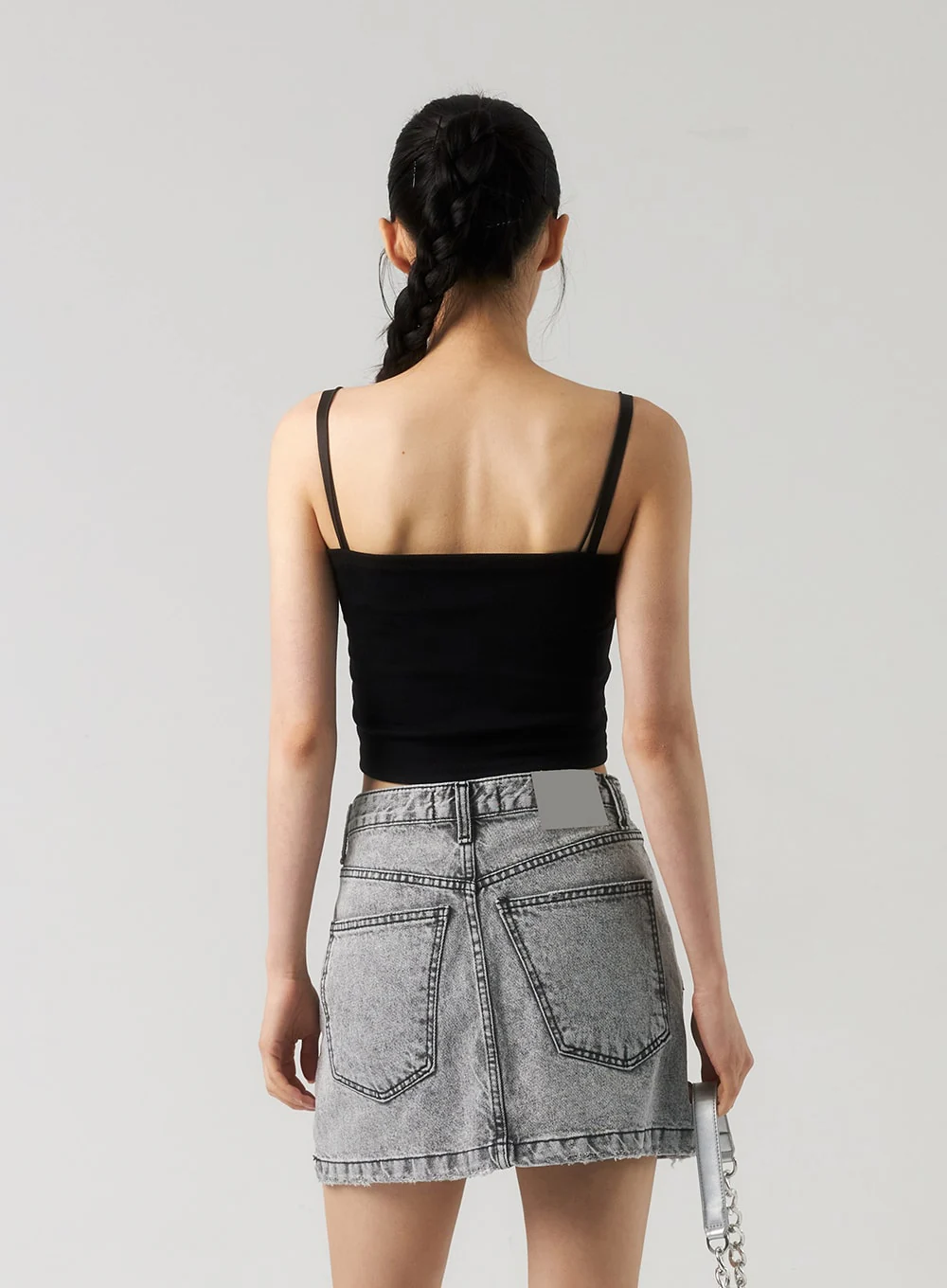 Thin Strap Cropped Top CU320 - Image 6