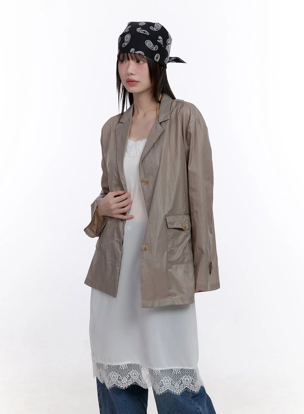 Thin Windbreaker Blazer CF512 - Image 10