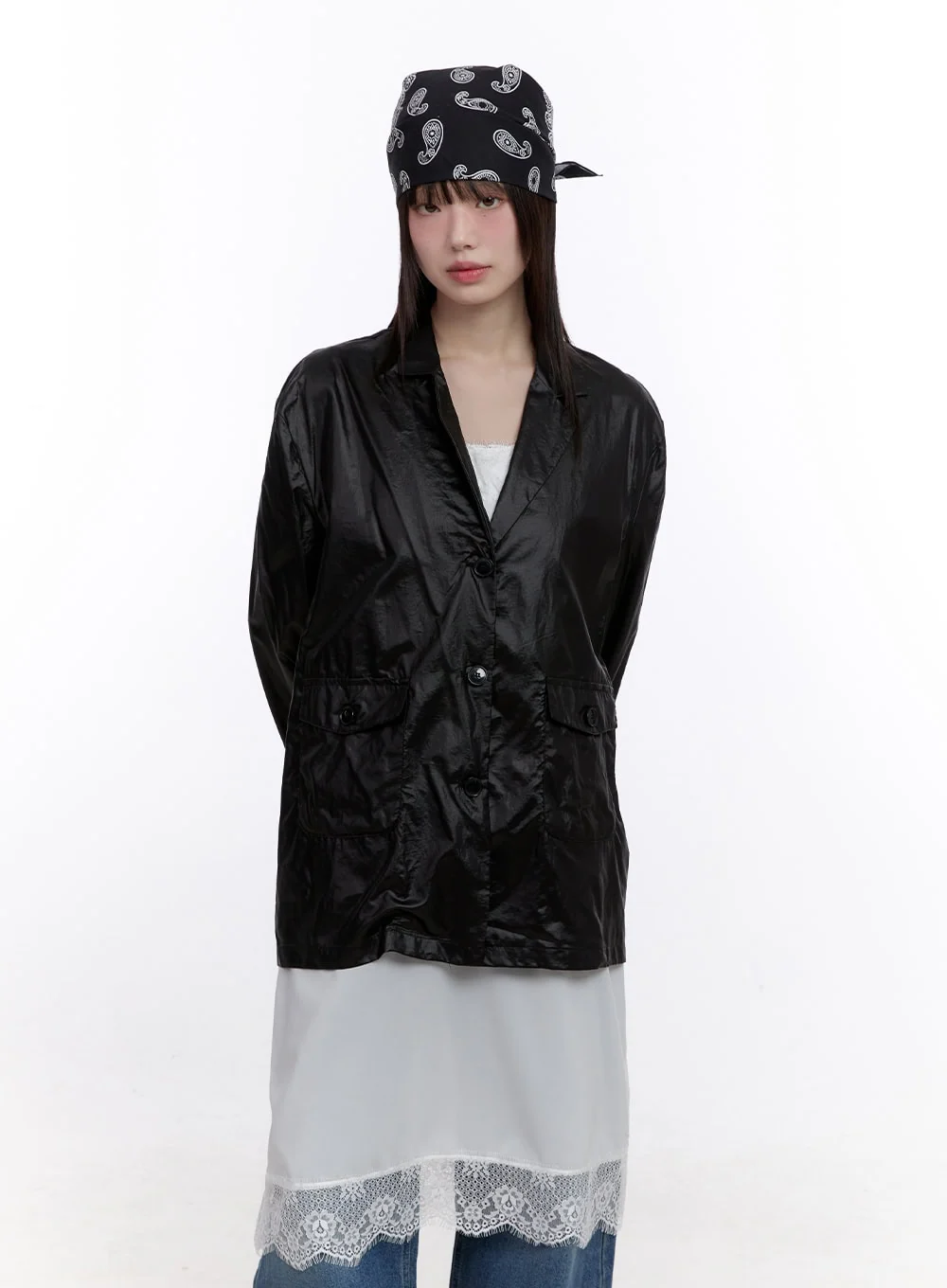 Thin Windbreaker Blazer CF512 - Image 12
