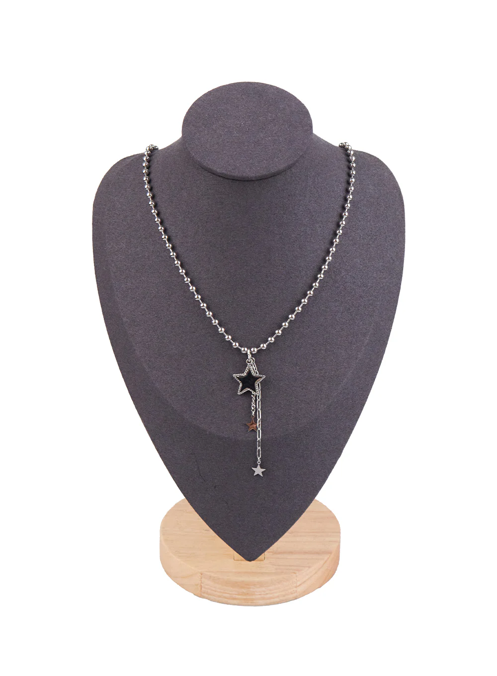 Three-Star Chain Necklace CJ502 - Image 5