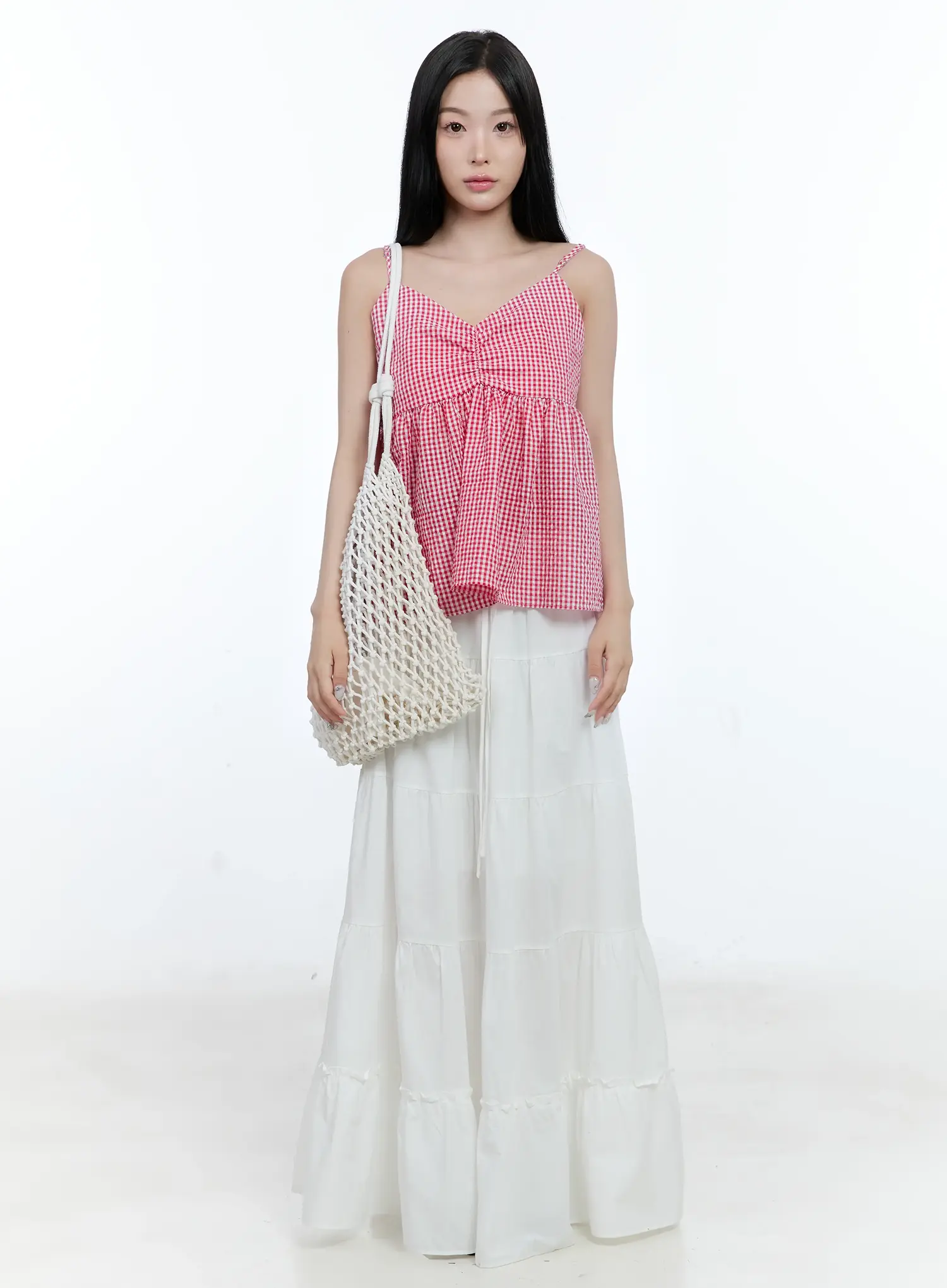 Tiered Frill Maxi Skirt CL530 - Image 10