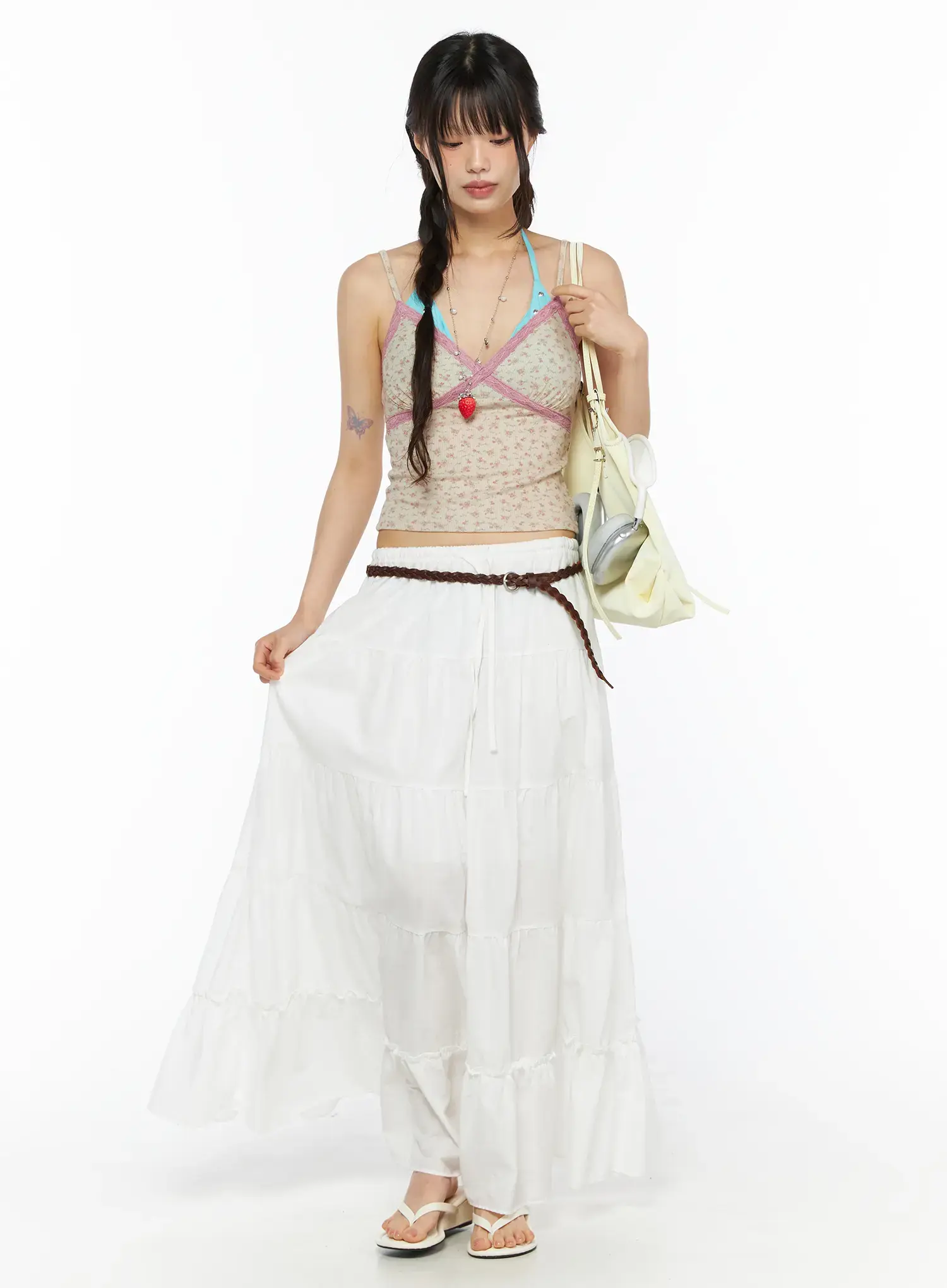 Tiered Frill Maxi Skirt CL530 - Image 3