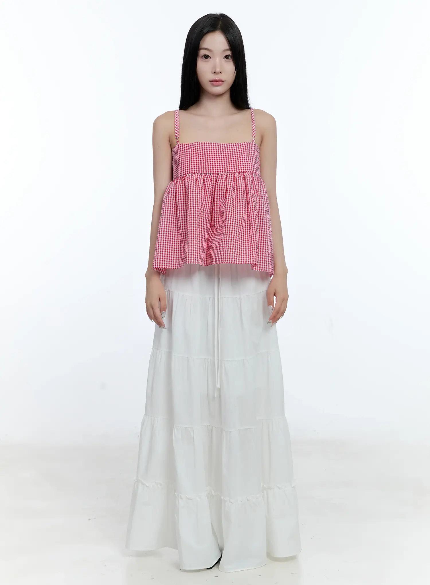 Tiered Frill Maxi Skirt CL530 - Image 4