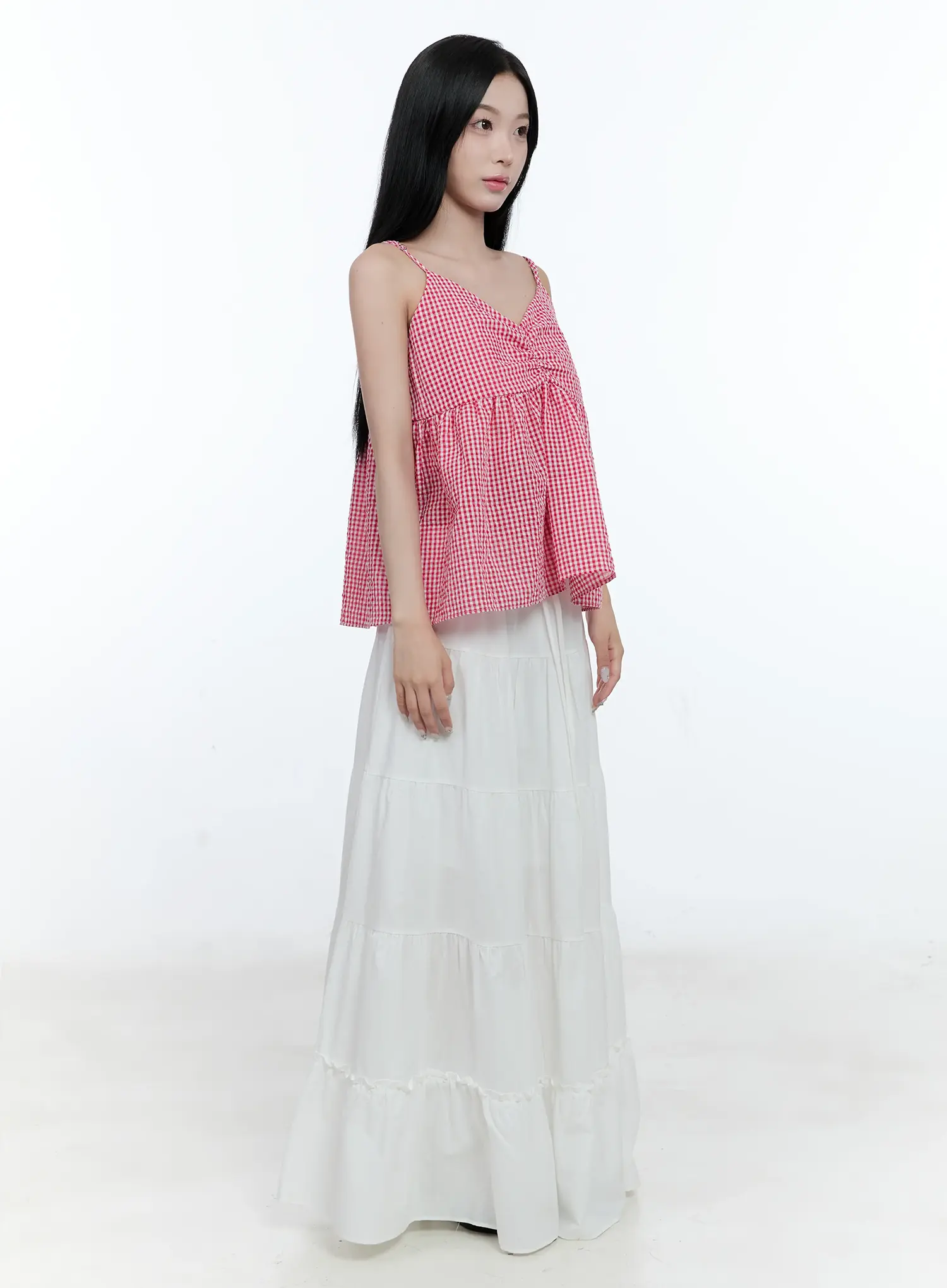 Tiered Frill Maxi Skirt CL530 - Image 5
