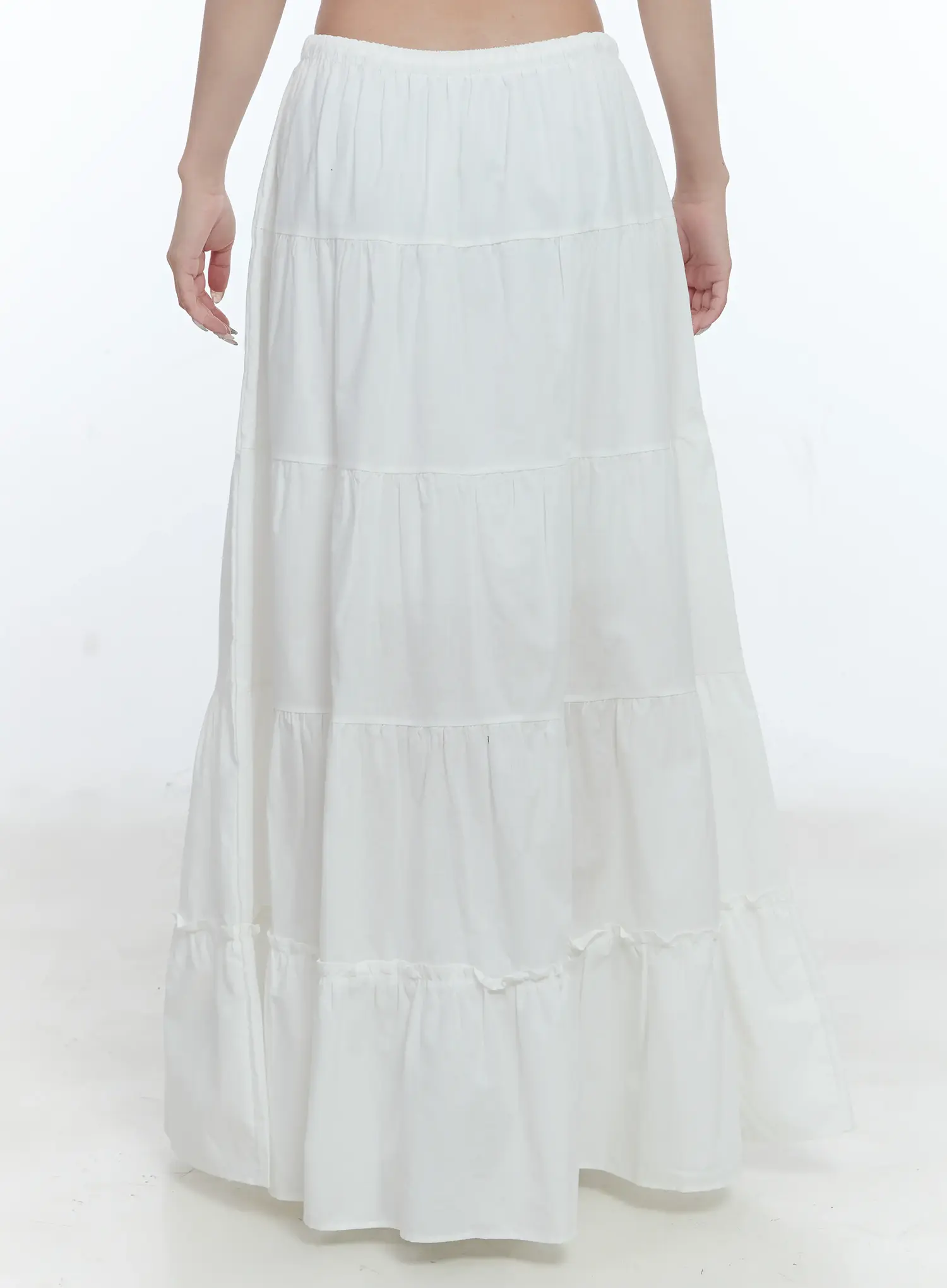 Tiered Frill Maxi Skirt CL530 - Image 9