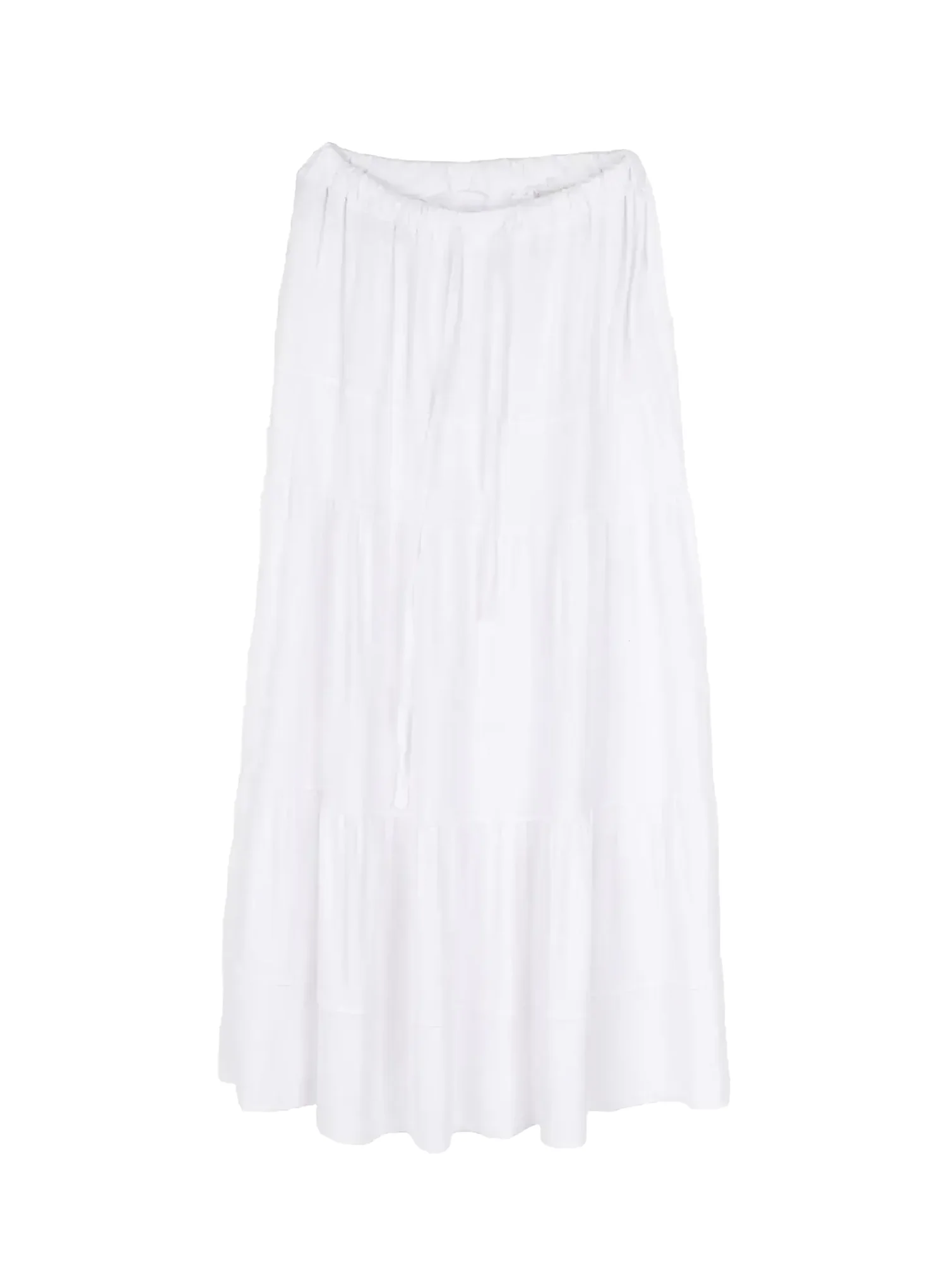 Tiered Maxi Skirt with Drawstring CA524 - Image 12