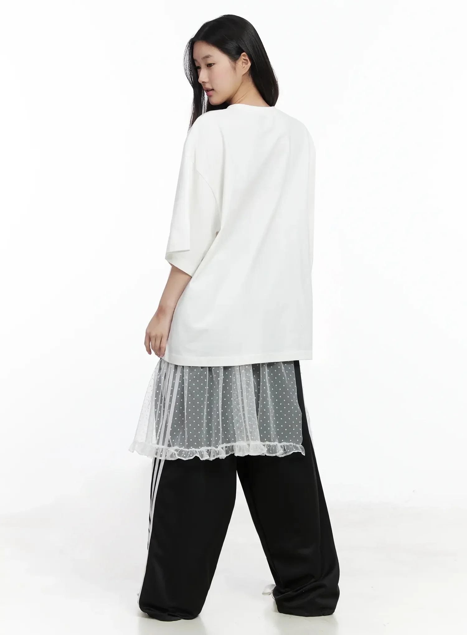 Tiered Tulle Polka Dot Skirt IM506 - Image 8