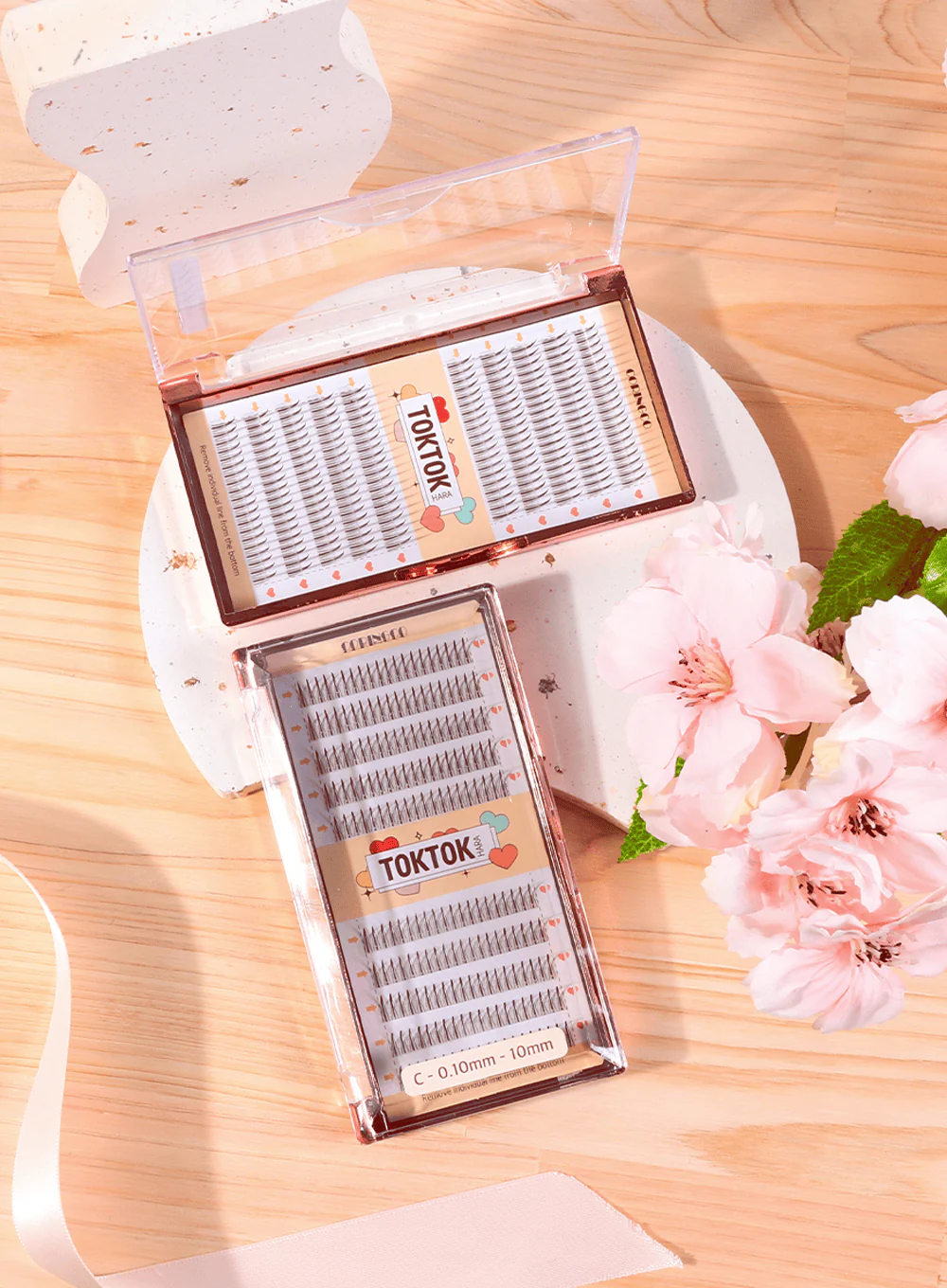 TOKTOKHARA Filter Eyelash - Brown (200pcs) - Image 9