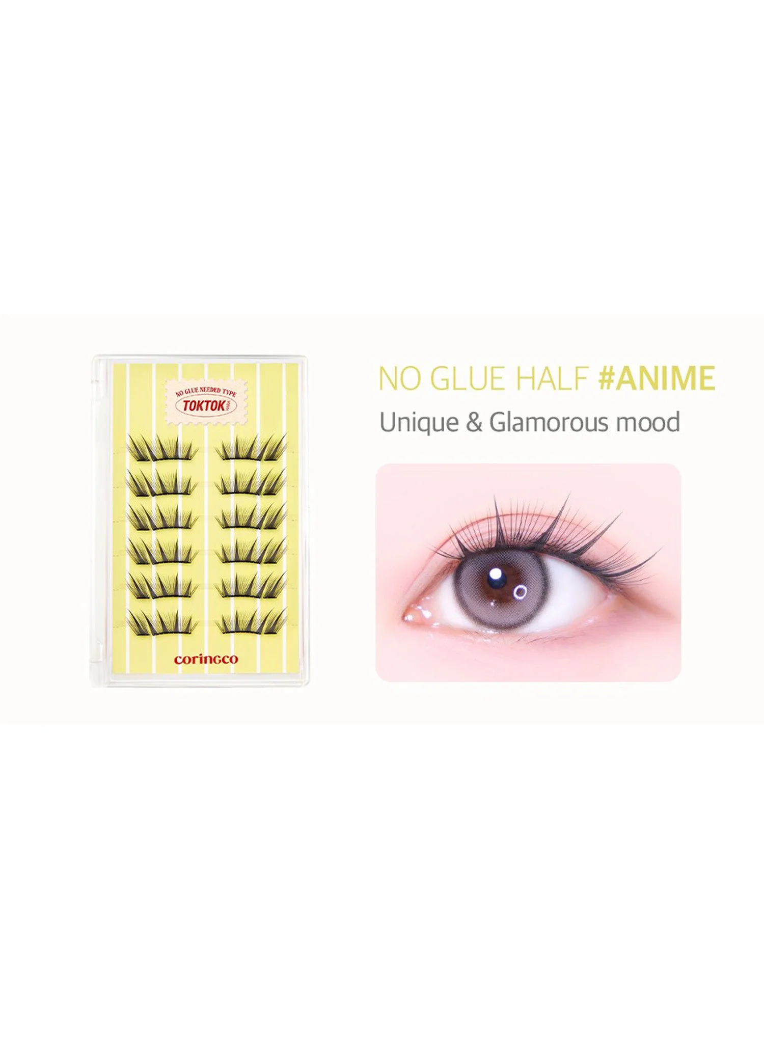TOKTOKHARA No Glue Half Eyelash (24pcs) - Image 31