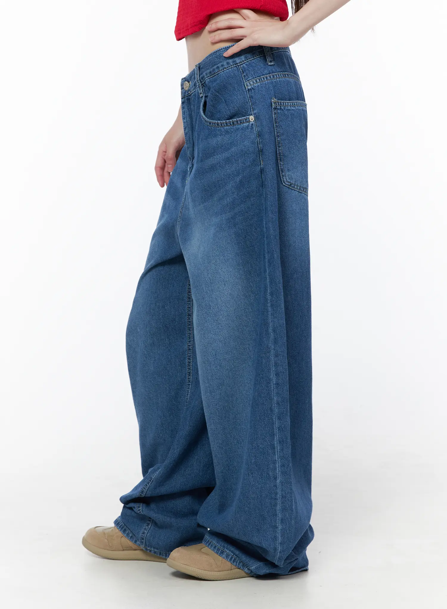 Tommie Wide Leg Jeans CU519 - Image 3