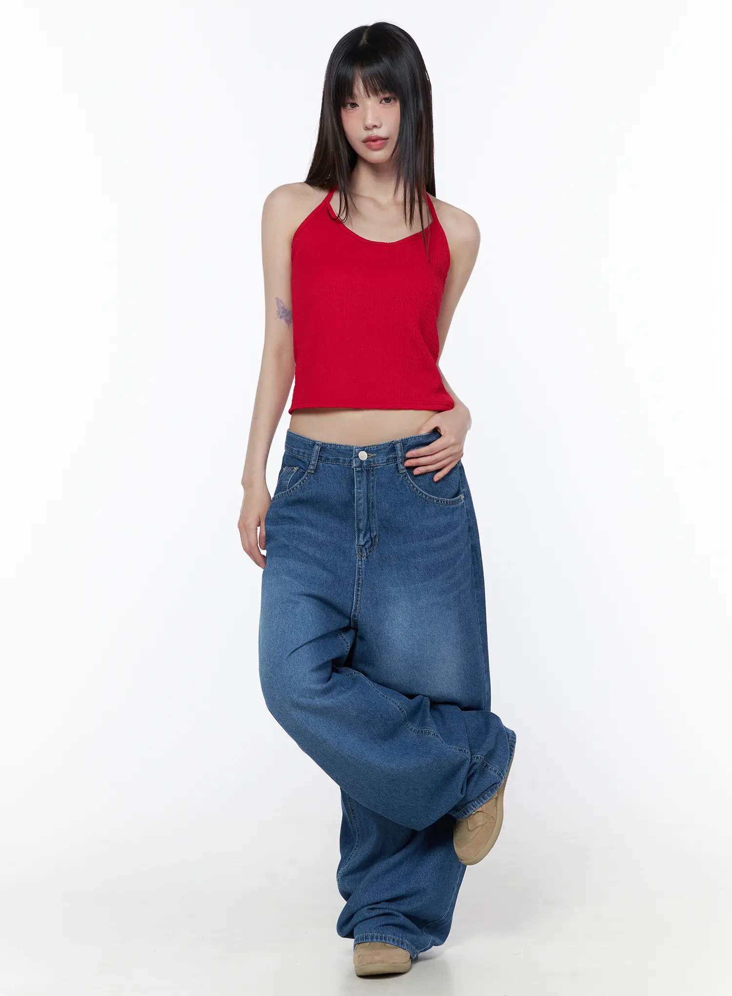 Tommie Wide Leg Jeans CU519 - Image 5