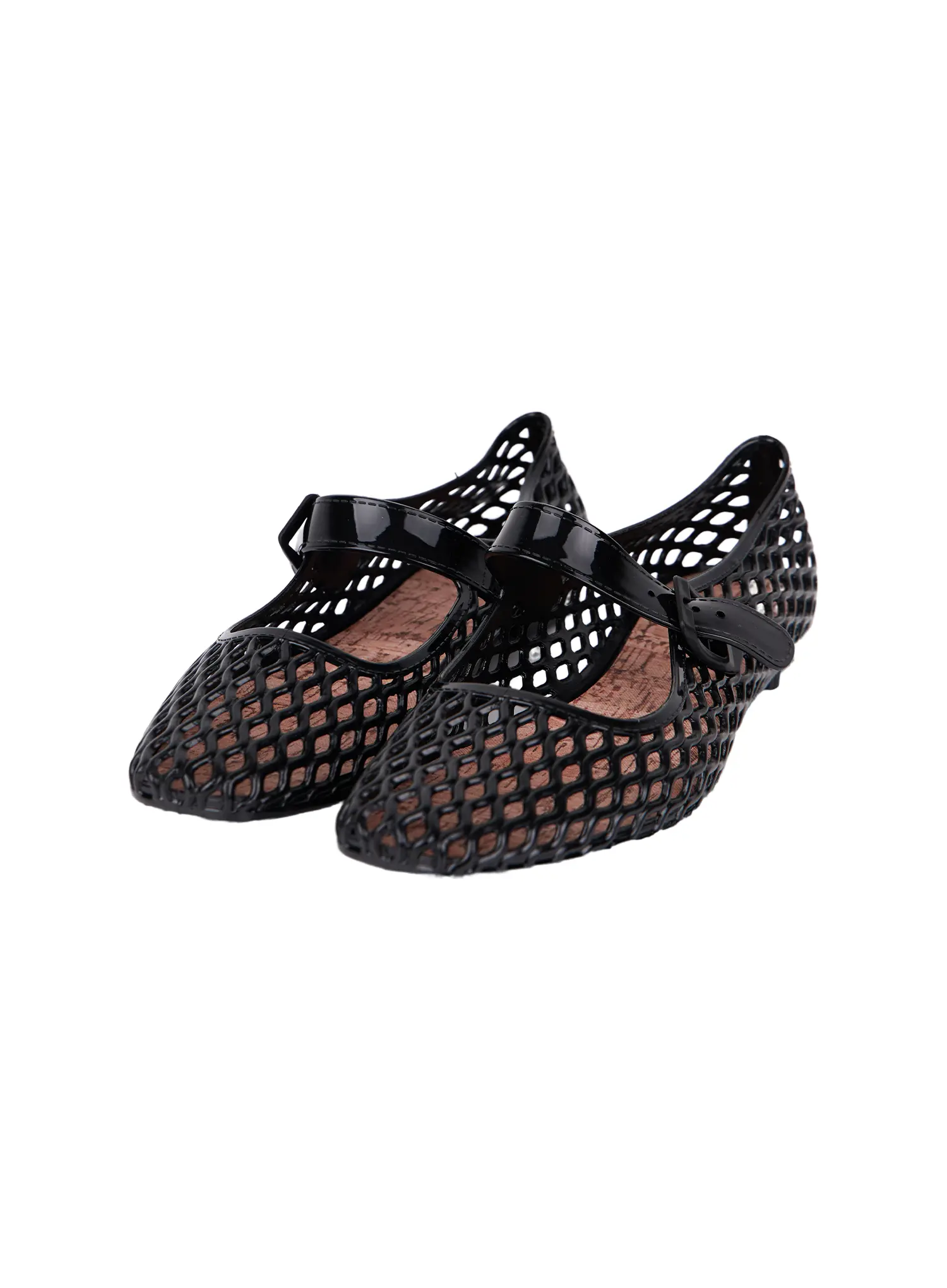 Transparent Mesh Ballet Flats CY514 - Image 8