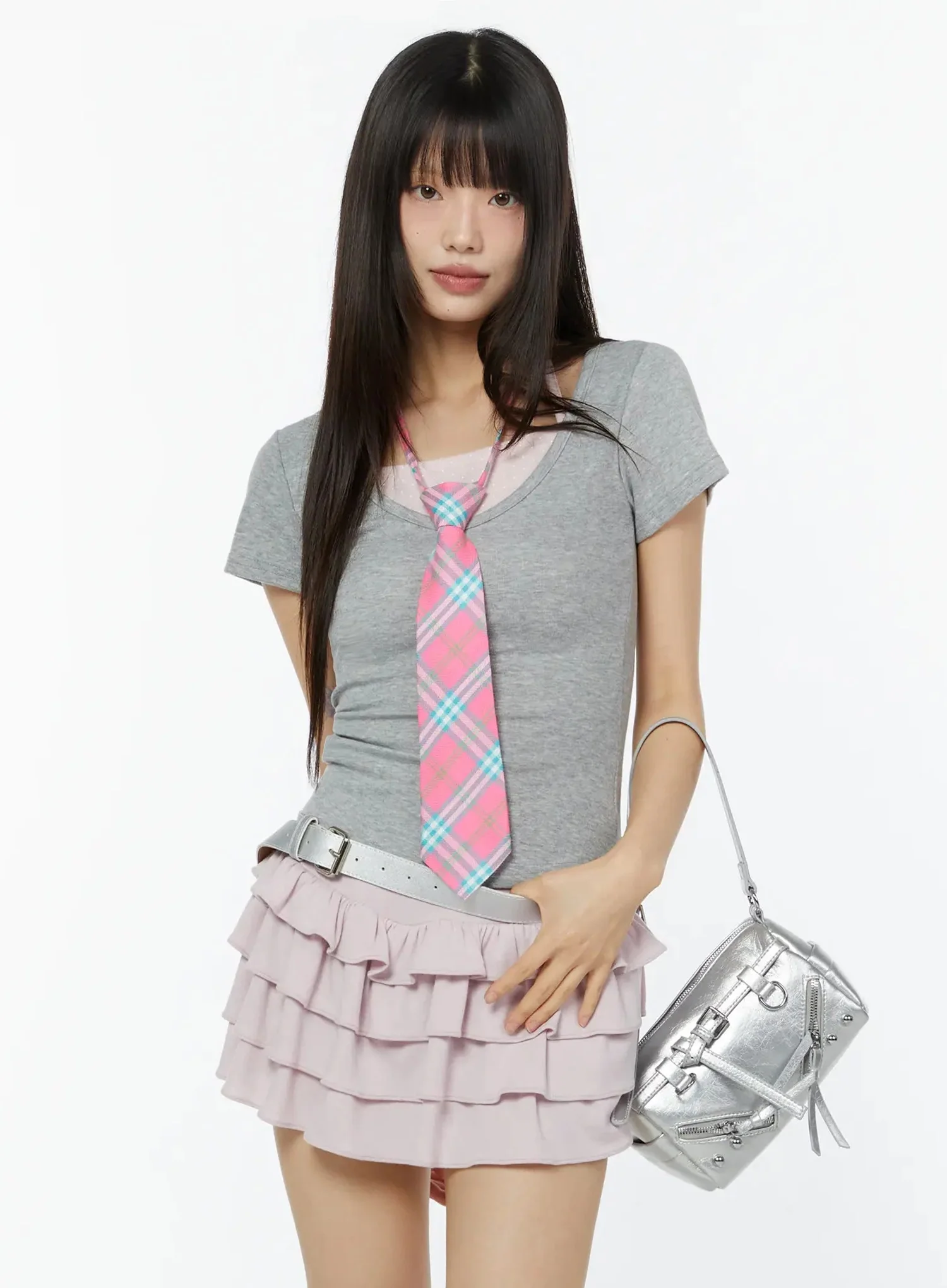 Trendy Dot Layered Top IU518
