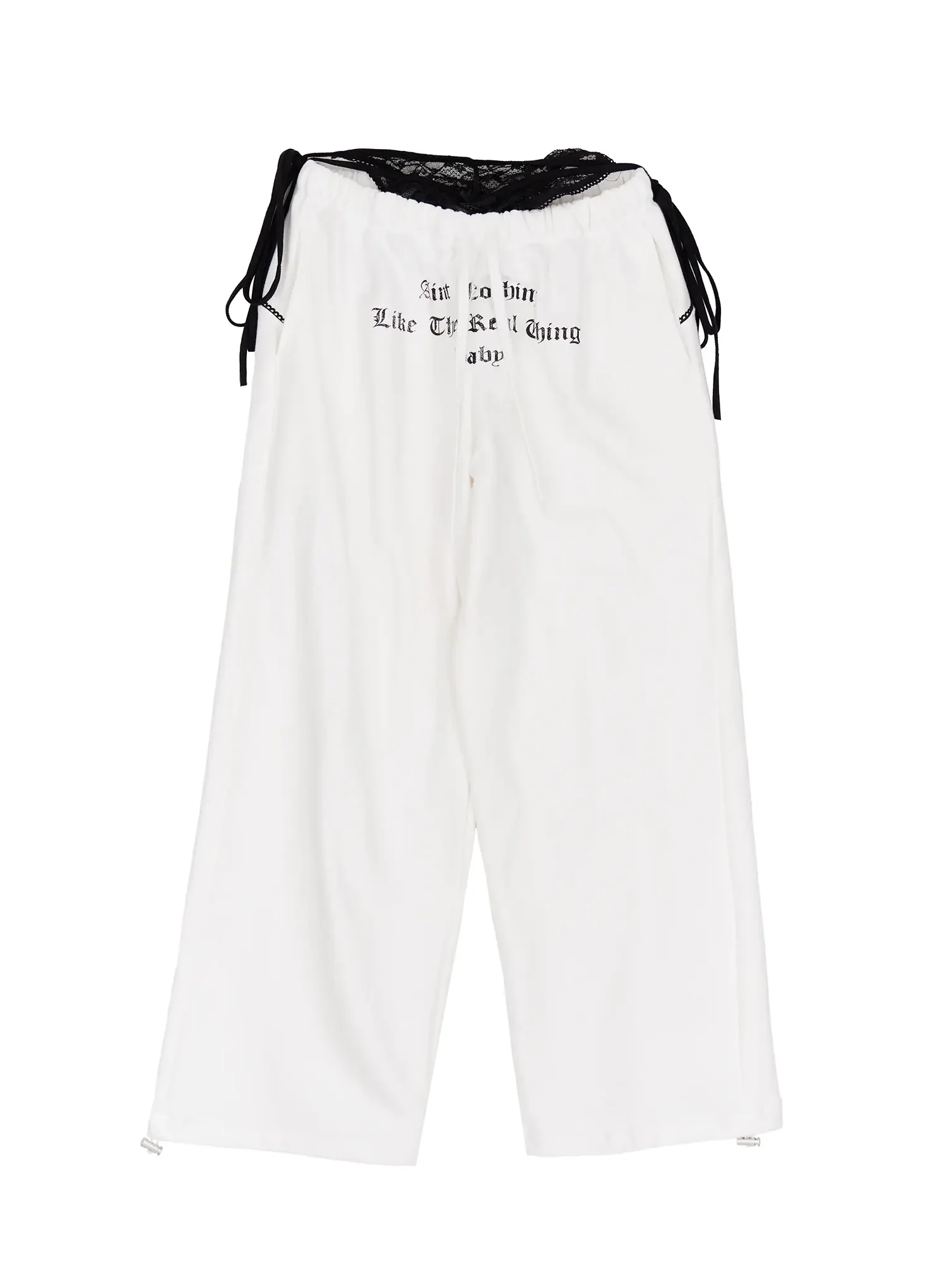 Trendy Lace-Up Wide Leg Sweatpants IU509 - Image 13