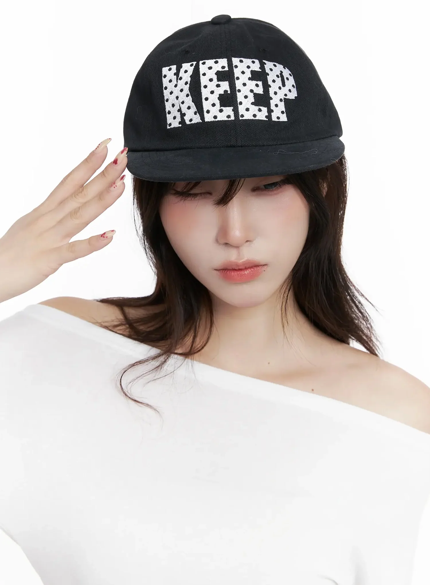 Trendy Lettered Camp Cap IN514