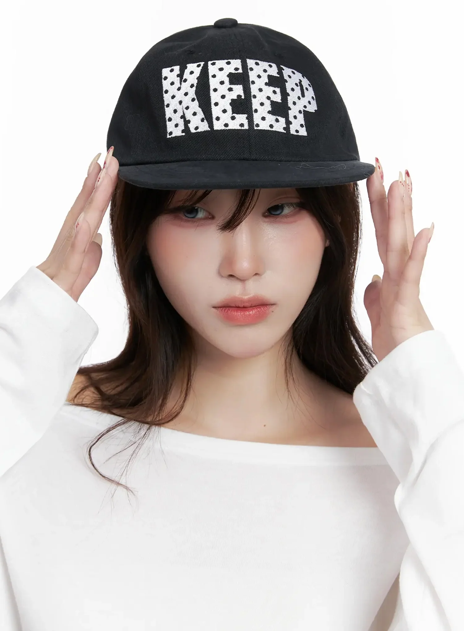 Trendy Lettered Camp Cap IN514 - Image 4