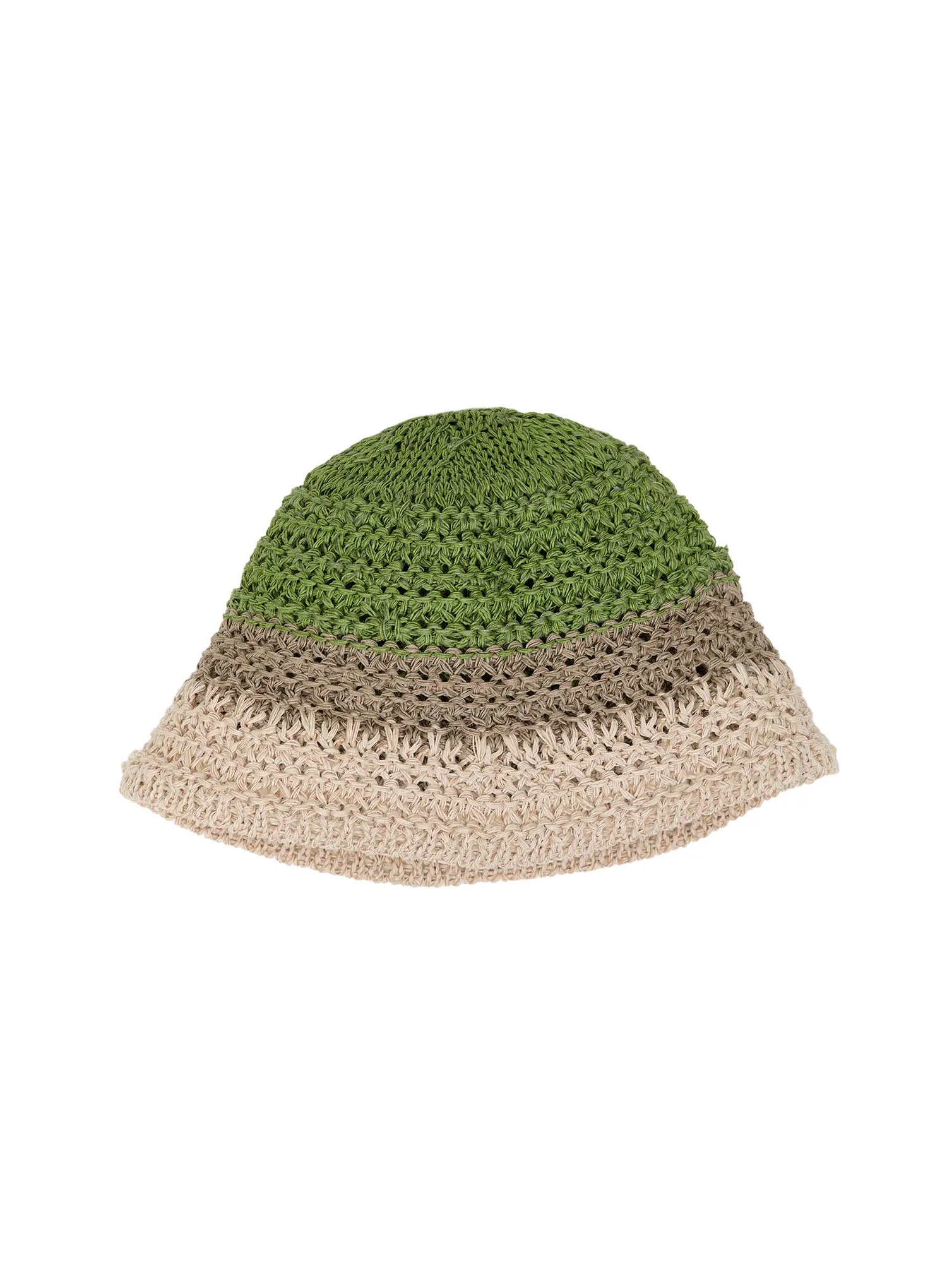 Tri-Tone Crochet Bucket Hat CU505 - Image 8