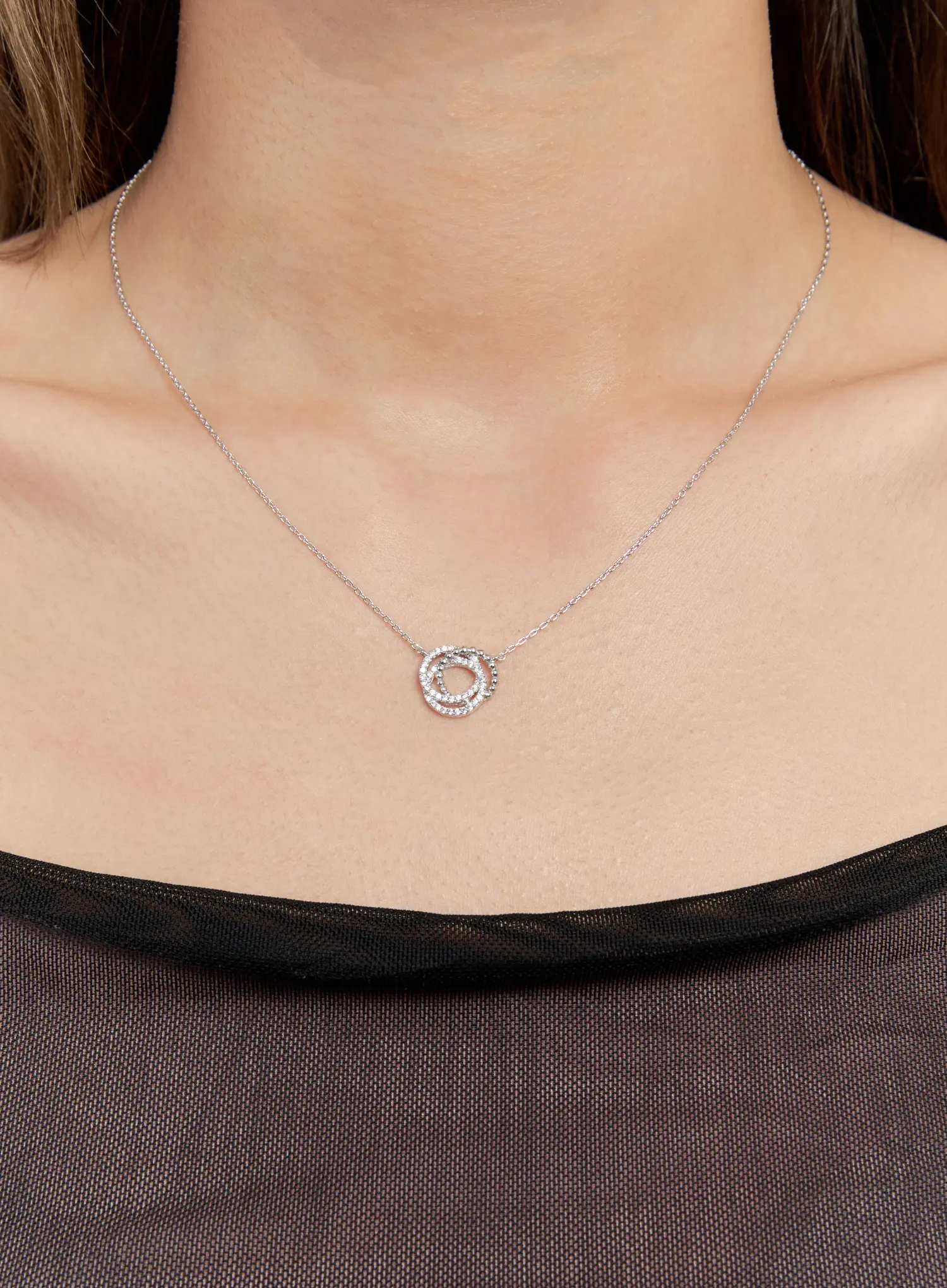 Trinity Cubic Necklace IS517 - Image 2