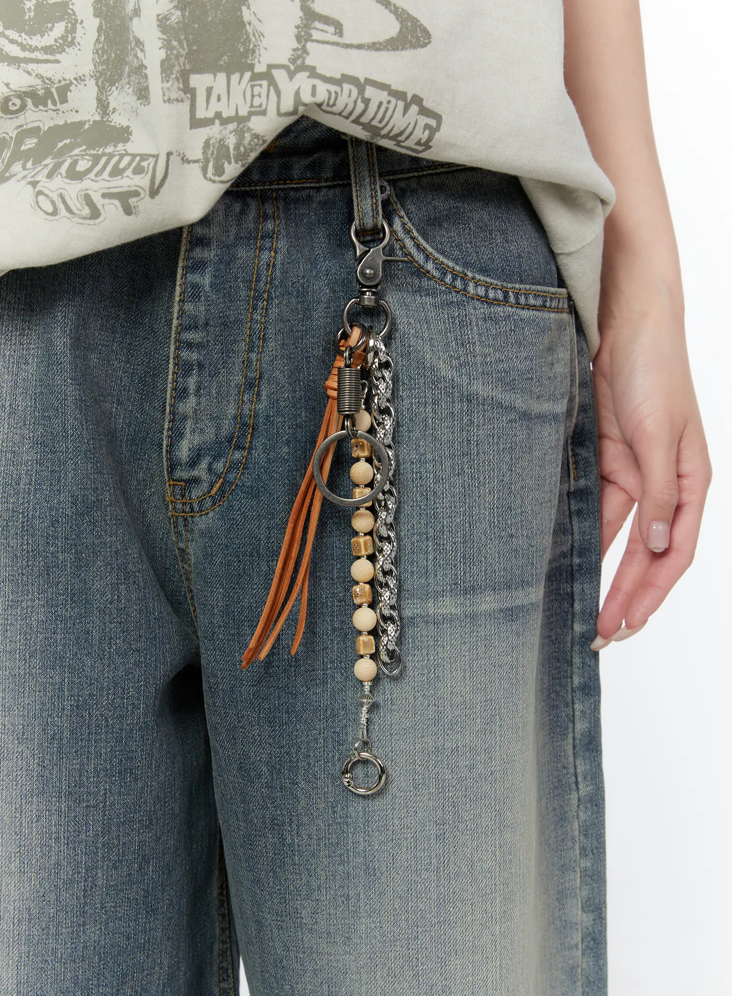 Triple Layered Keychain CY519