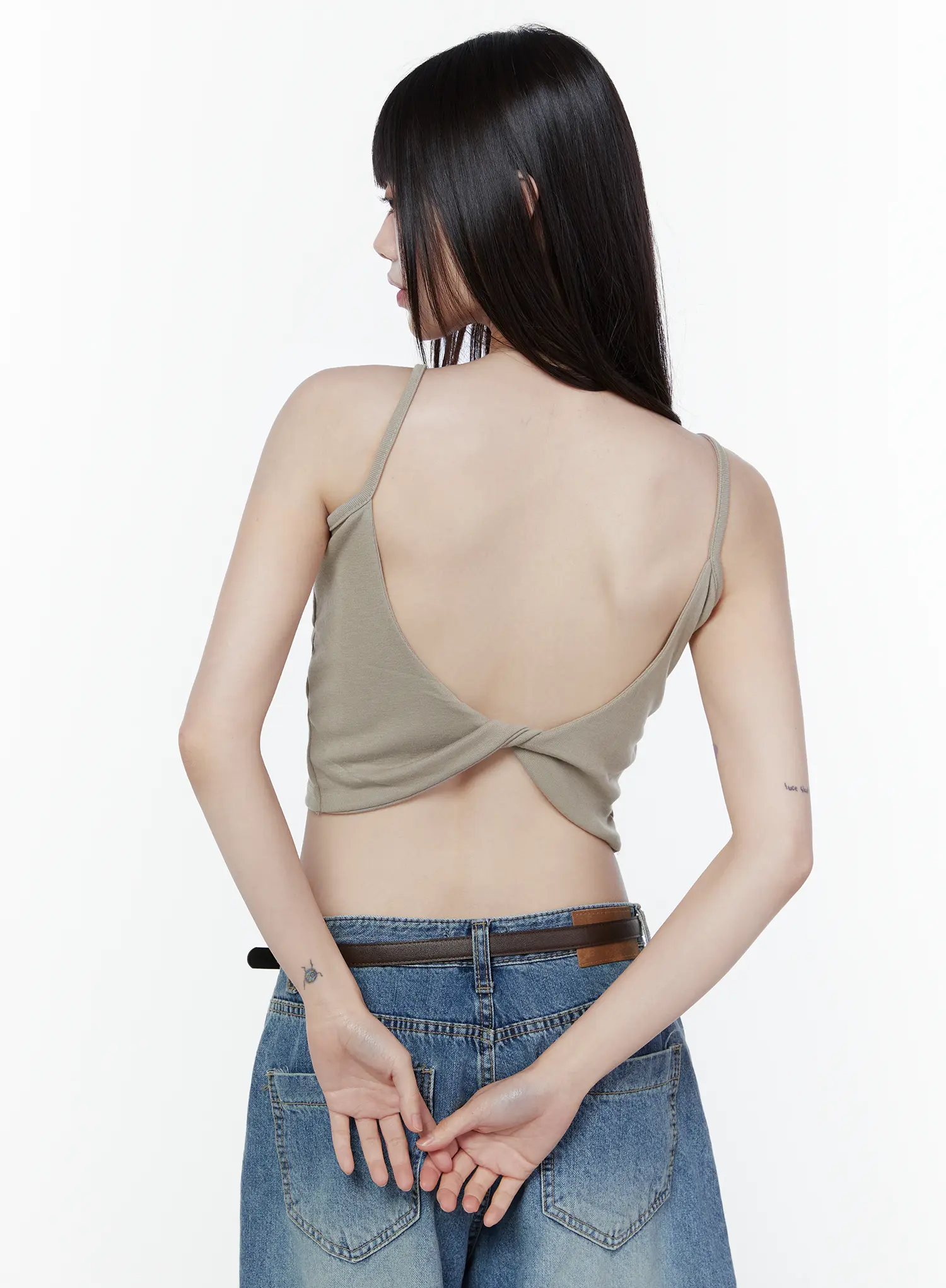 Twist Back Ribbed Cami CU505 - Image 11