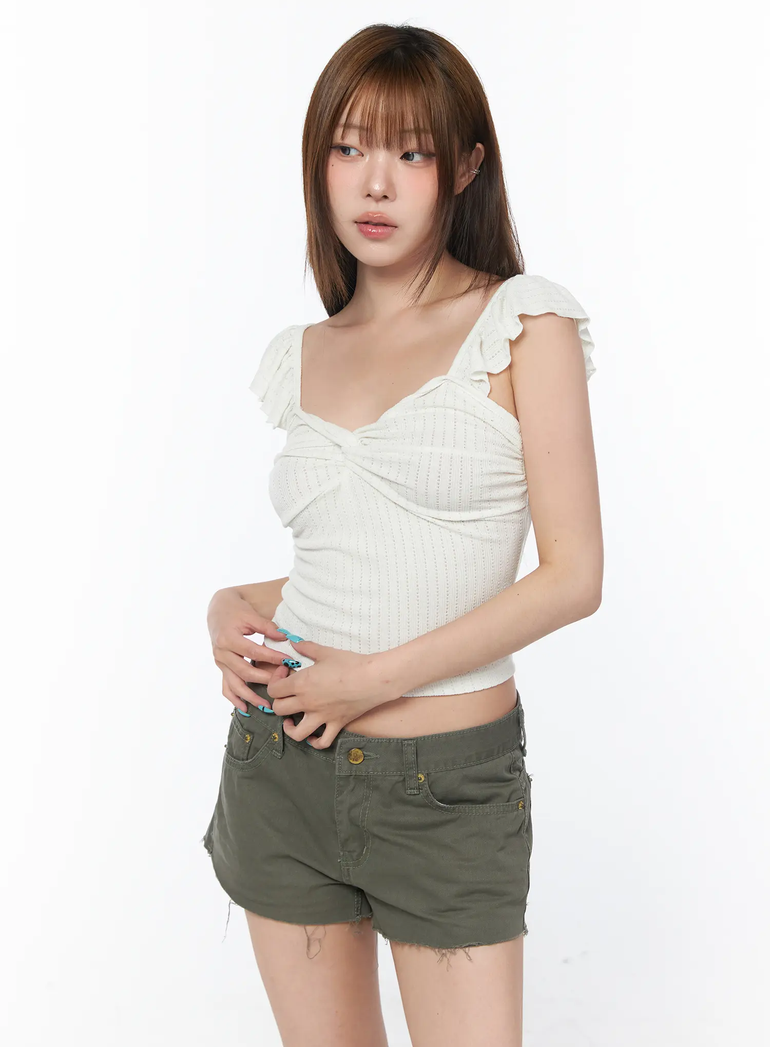 Twist Front Sleeveless Top CY529 - Image 8