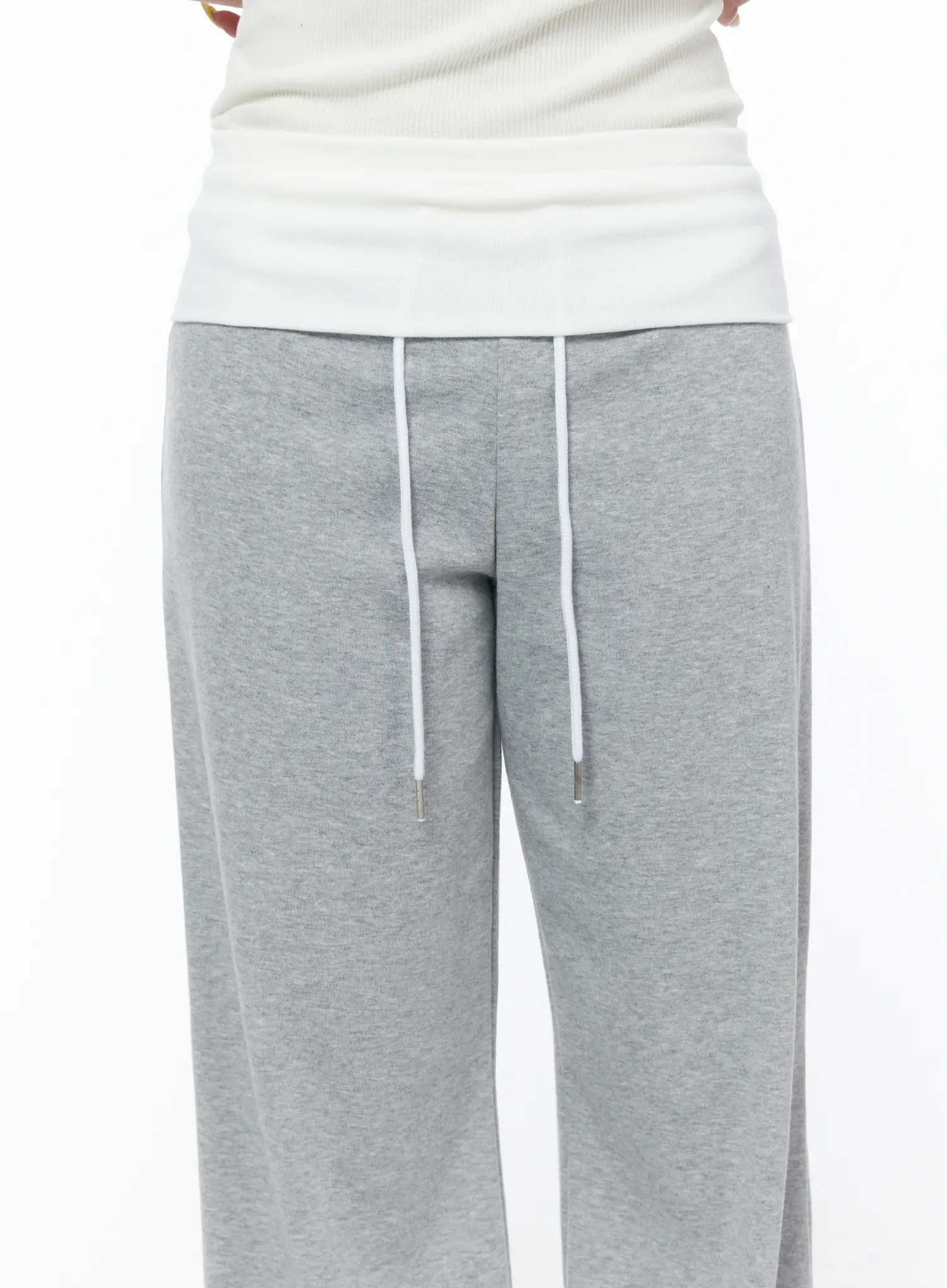 Two-Tone Foldover Sweatpants CU502 - Image 3
