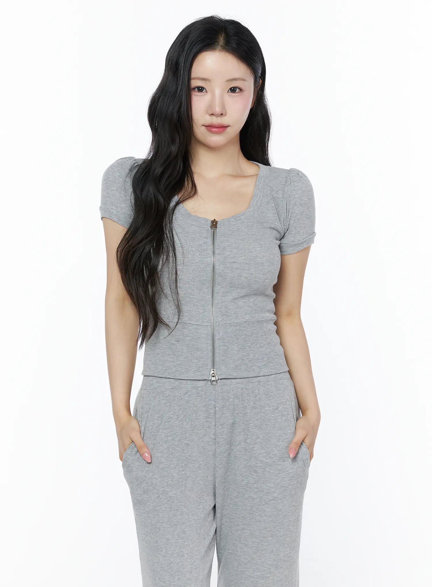 Two-Way Top & Sweatpants Set IU525 - Image 3