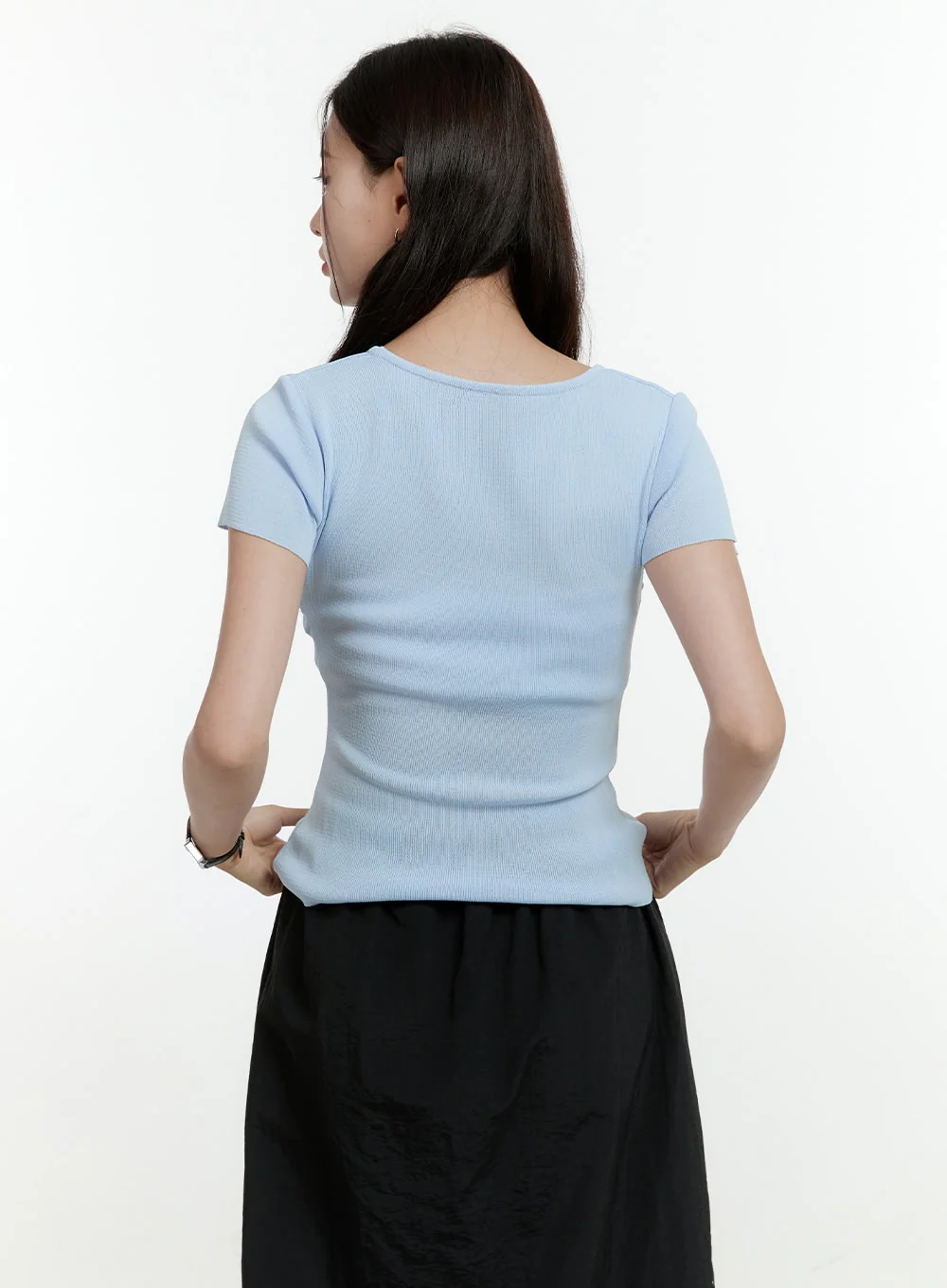 U-Neck Slim Fit Top OL430 - Image 6