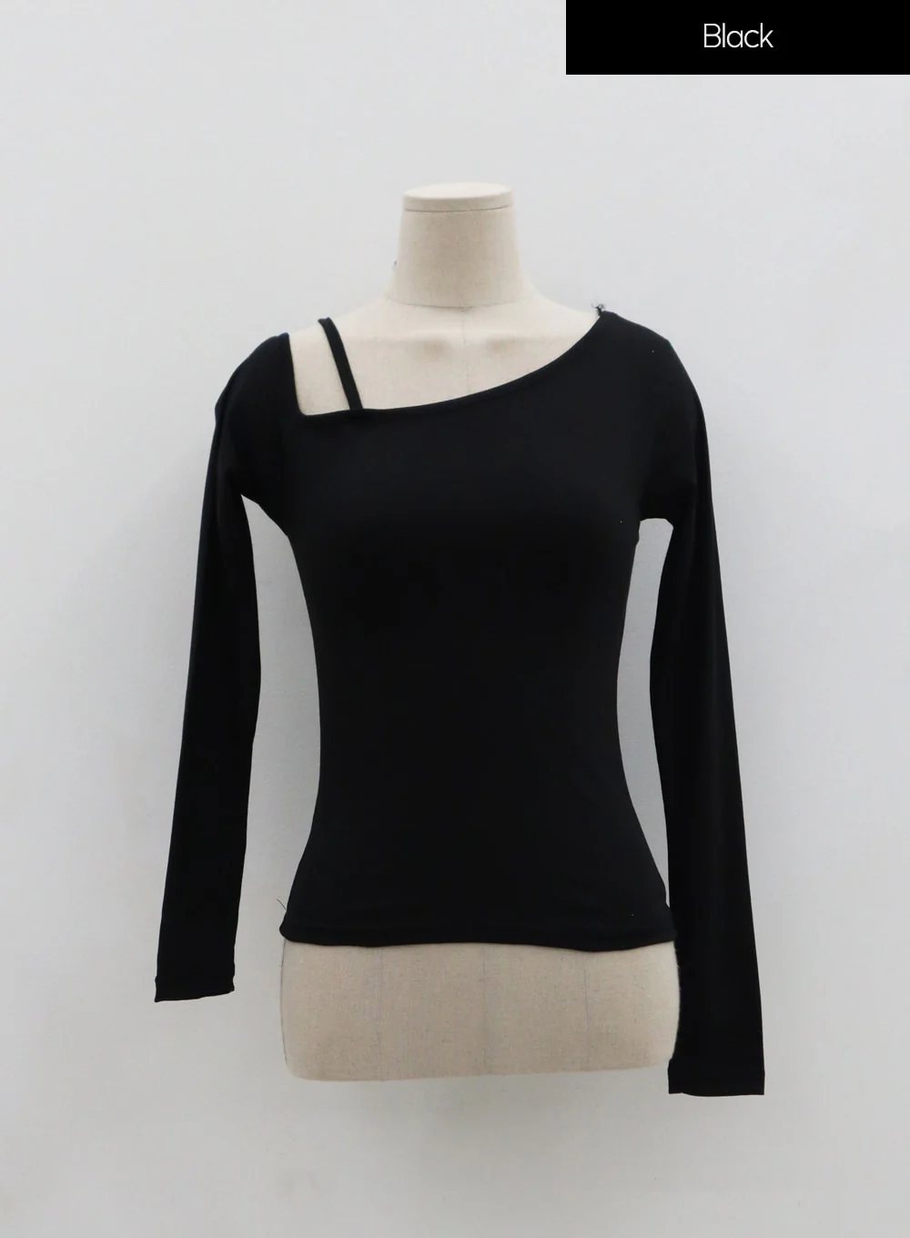 Unbalance Thin Strap Off-Shoulder T-Shirt IO24 - Image 17
