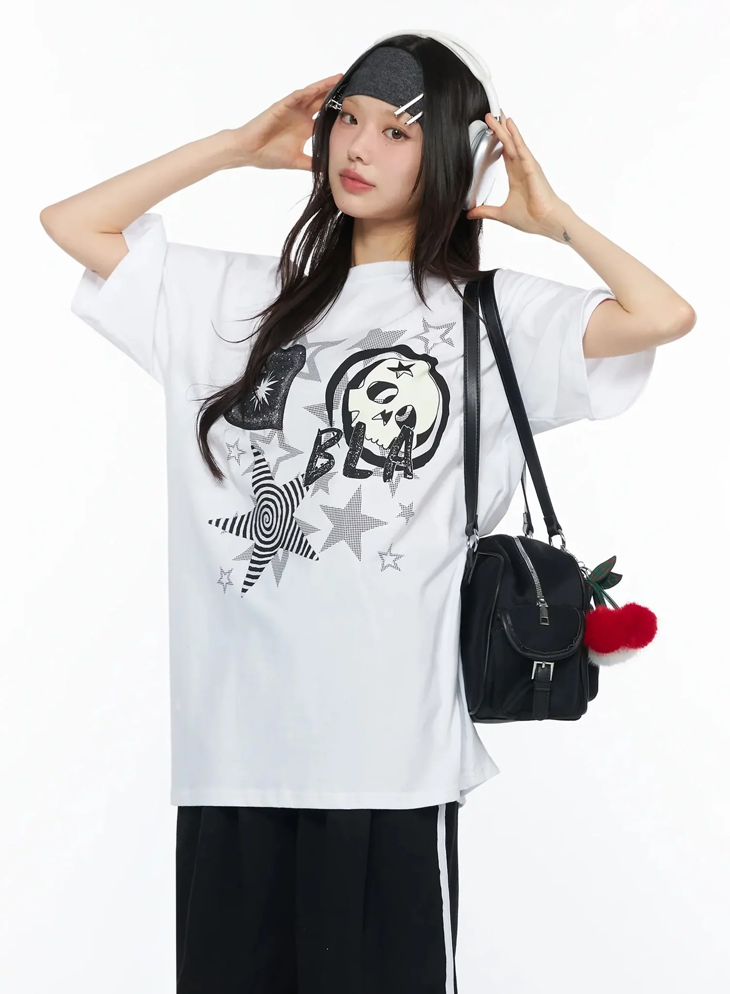 Urban Star Graphic Oversized T-Shirt IY525