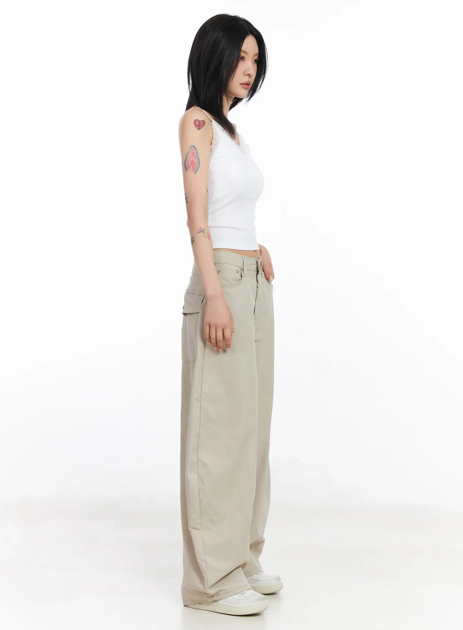 V-Neck Lace Camisole Top CF526 - Image 7