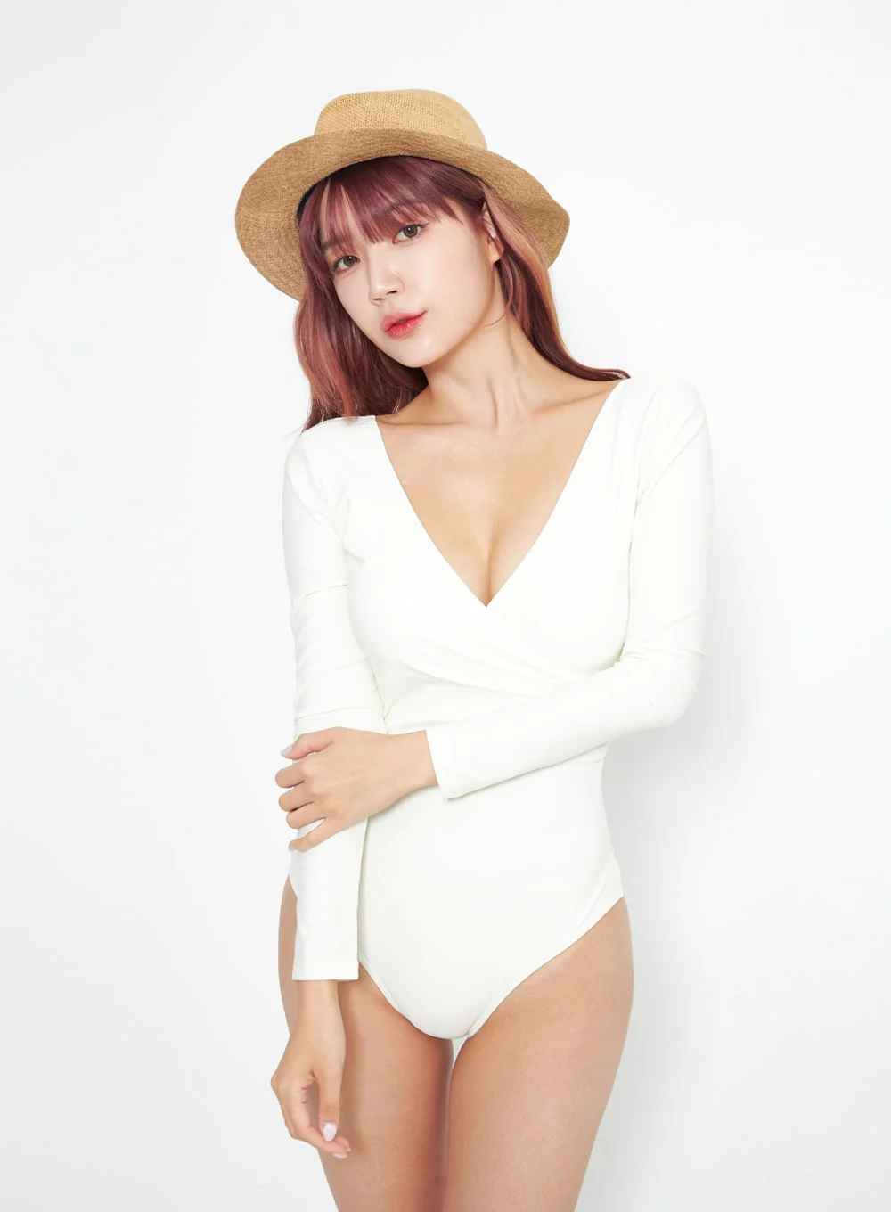 V-Neck Swimsuit IA312 - Image 8