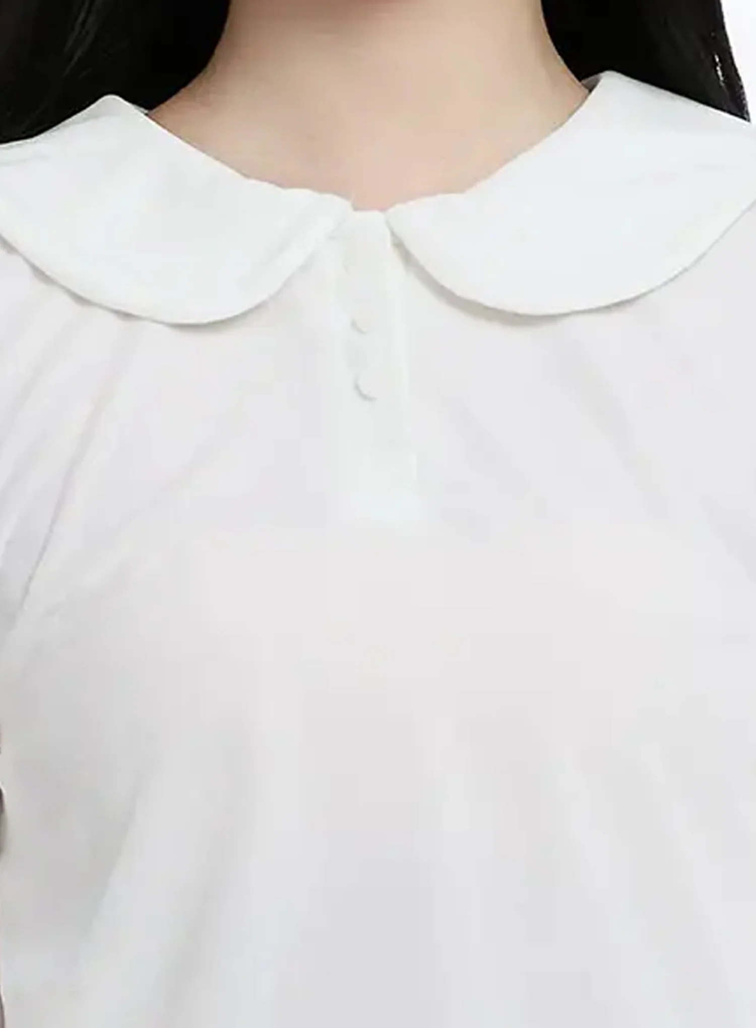 Velvet Collar 3/4 SleeveTop IM513 - Image 4
