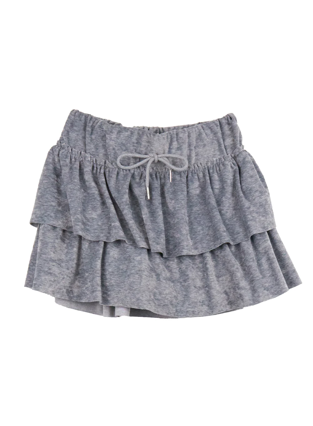 Velvet Ruffle Mini Skirt CJ508 - Image 9