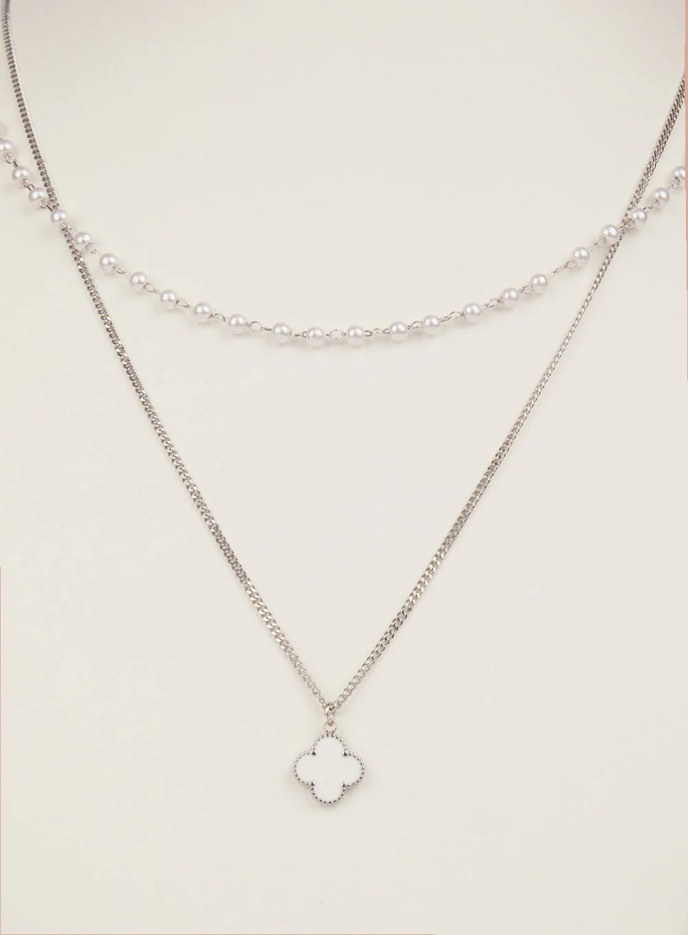 Verona Double Layer Necklace IM531 - Image 4