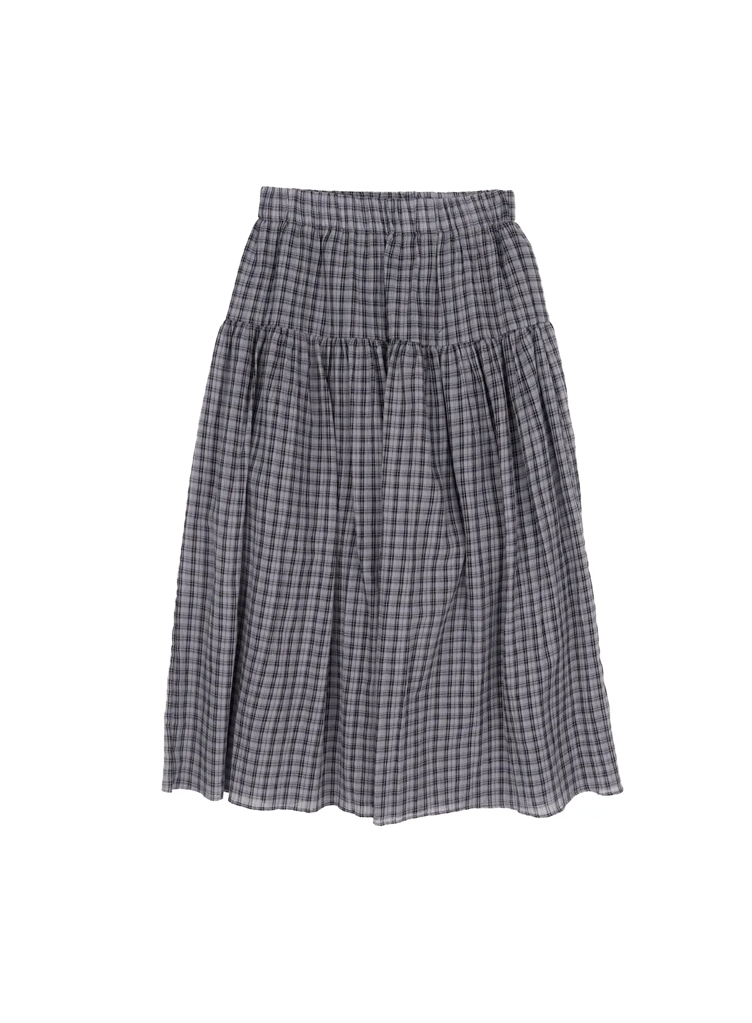 Vintage Plaid Midi Skirt CM513 - Image 12