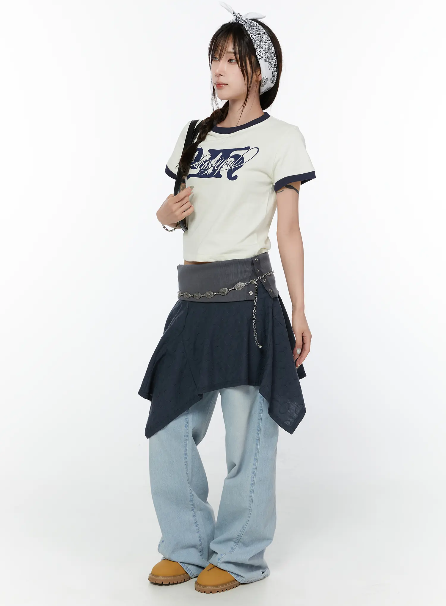 Vintage Print T-Shirt CY515 - Image 2