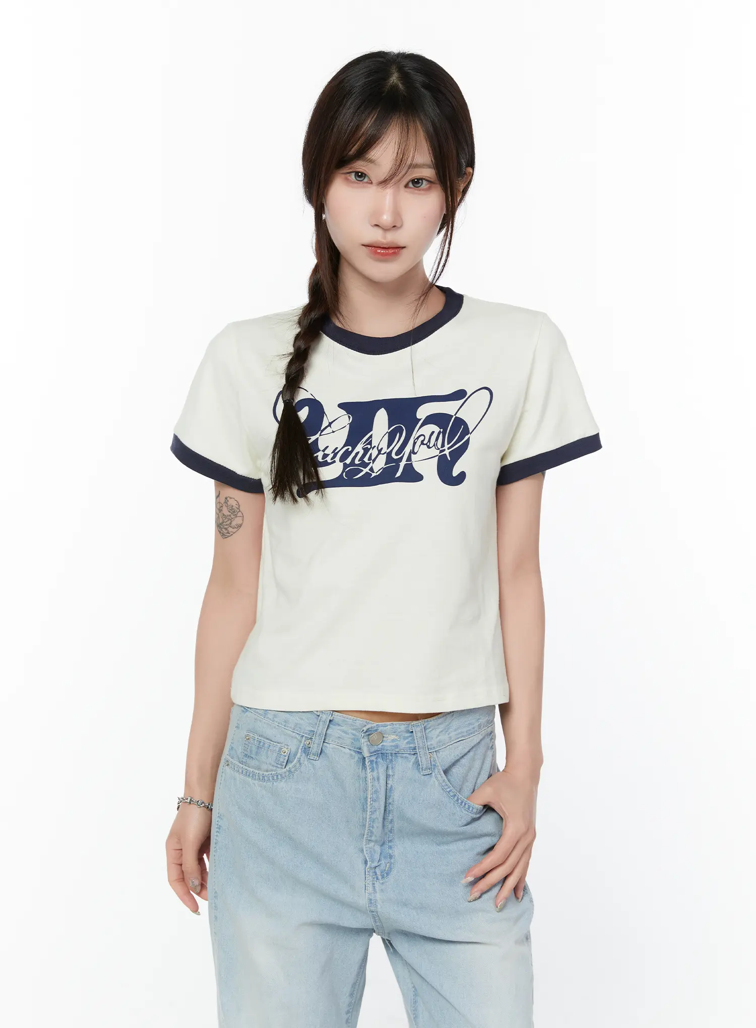 Vintage Print T-Shirt CY515 - Image 4