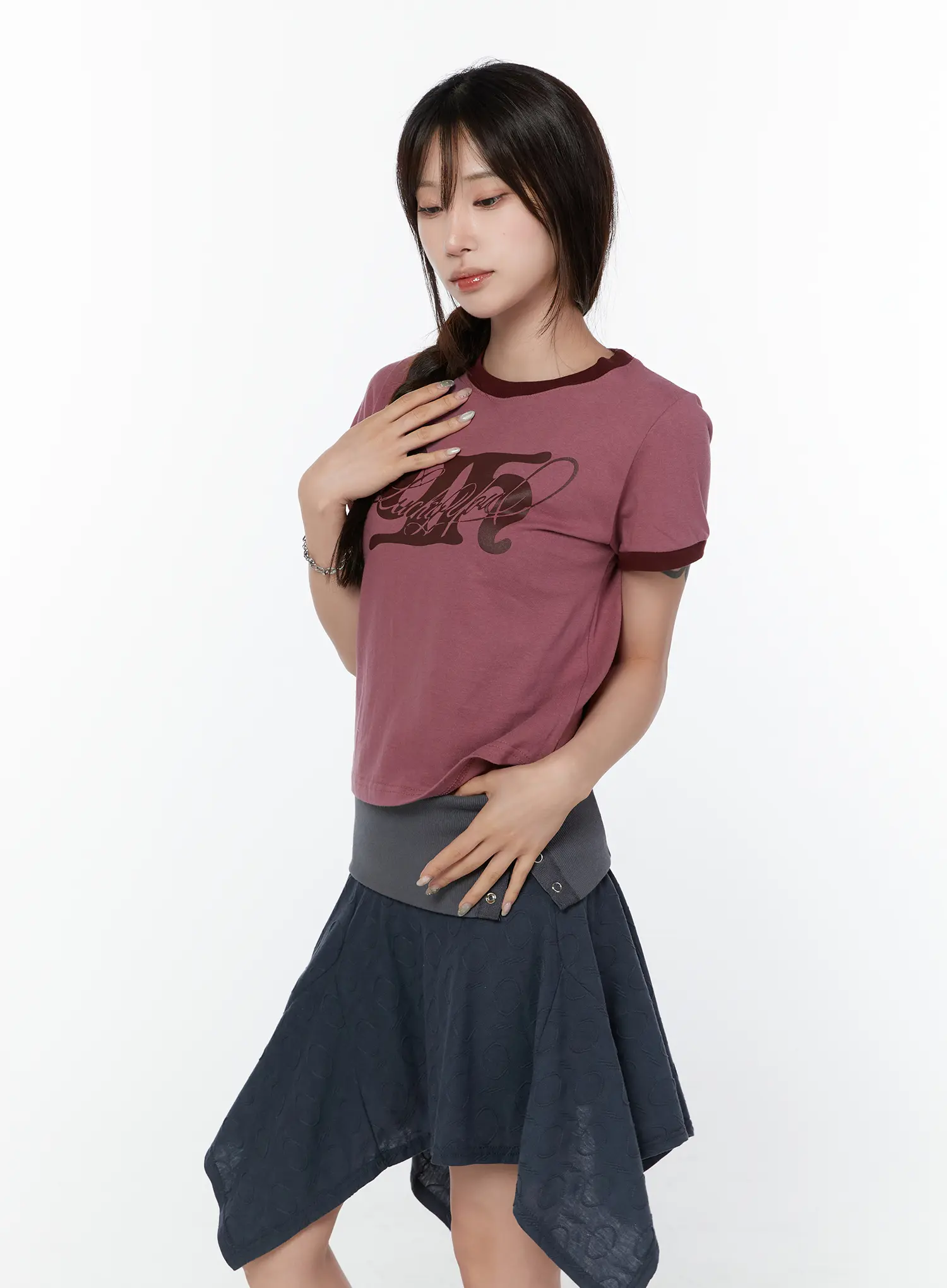Vintage Print T-Shirt CY515 - Image 9