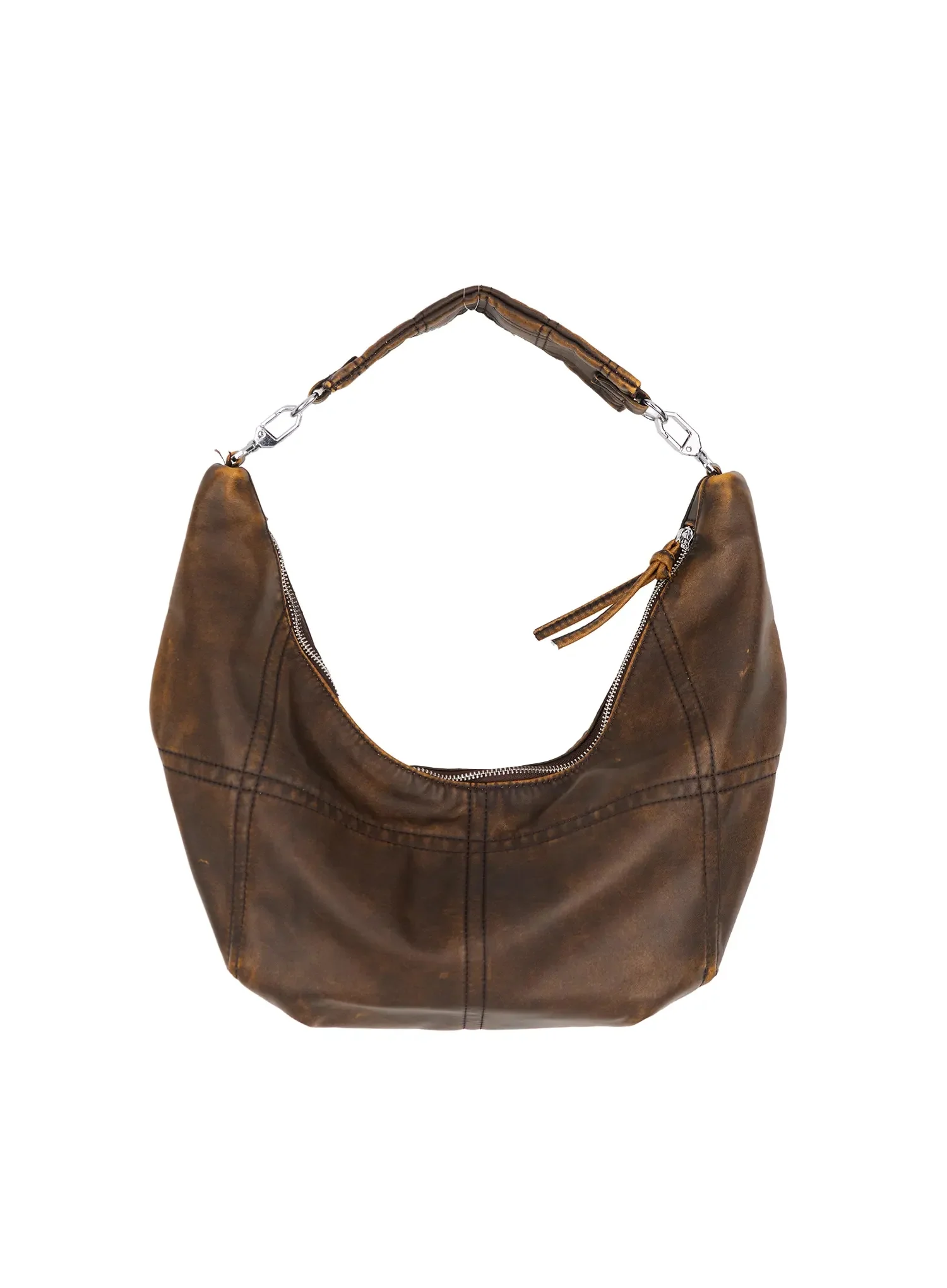 Vintage Stitched Shoulder Bag IA507 - Image 9