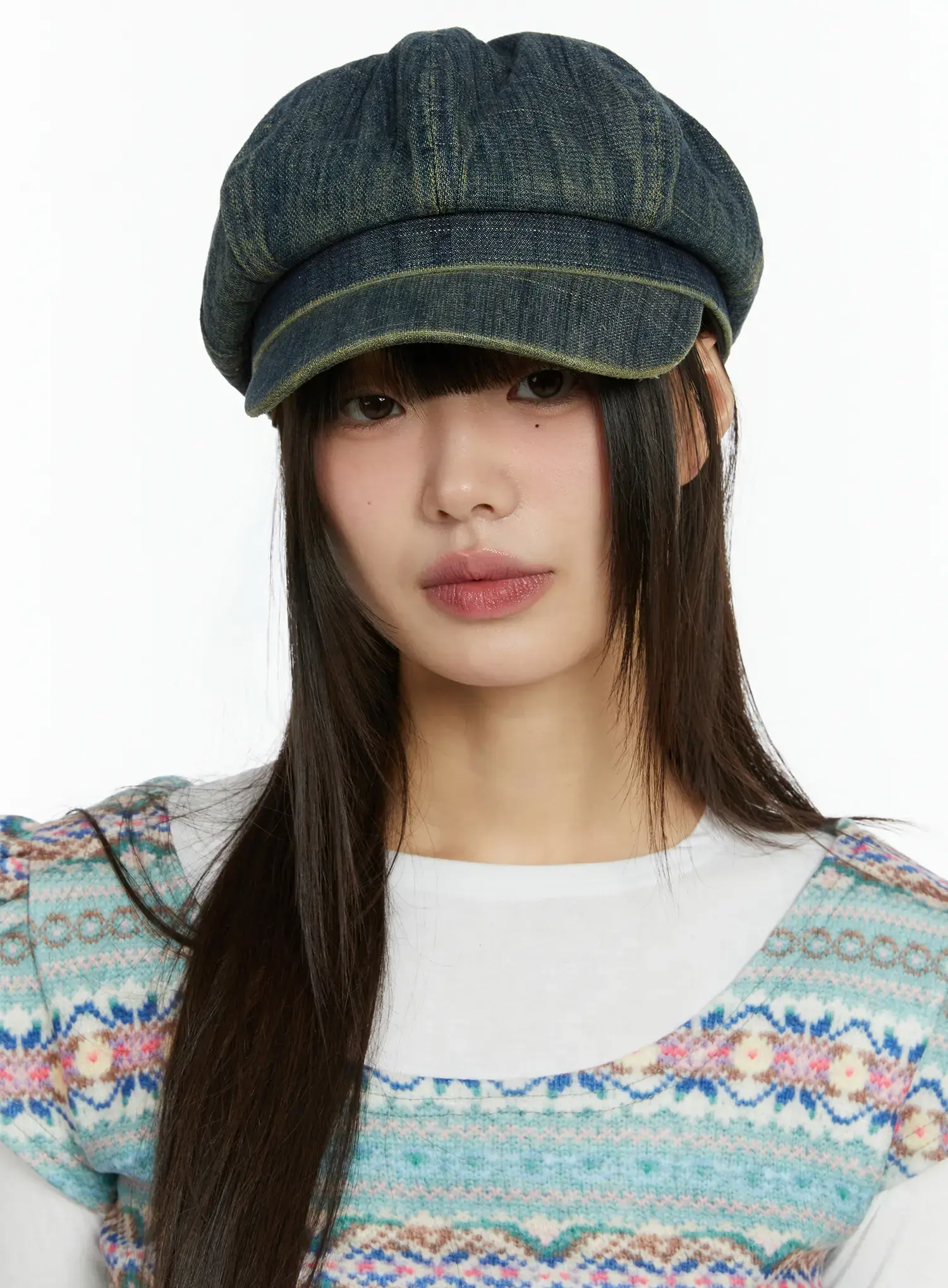 Vintage Style Denim Hat CF510 - Image 4