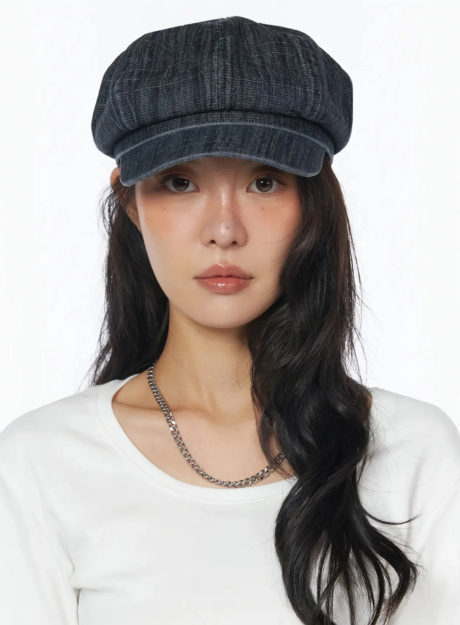 Vintage Style Denim Hunting Cap IU508 - Image 4