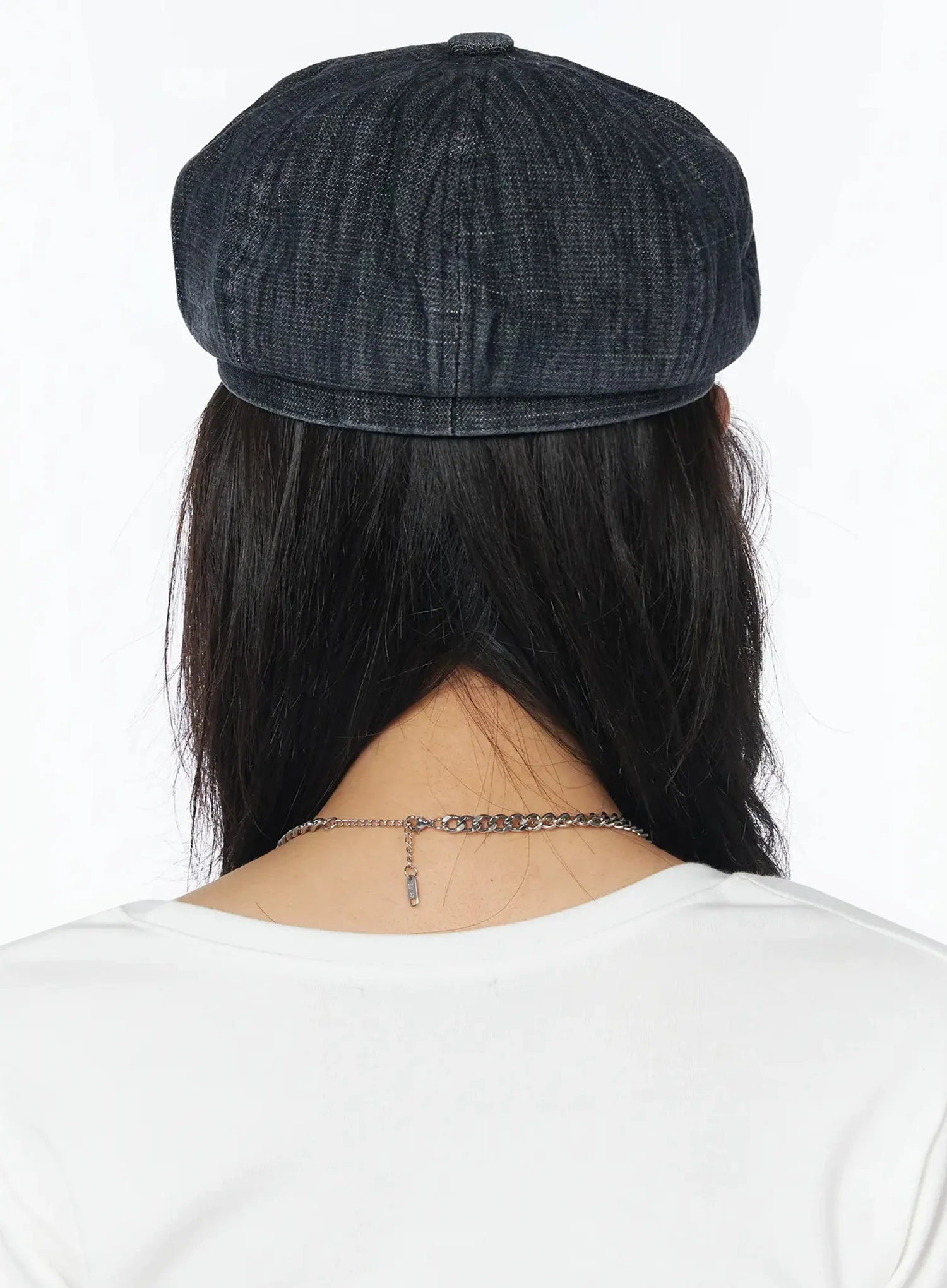 Vintage Style Denim Hunting Cap IU508 - Image 7
