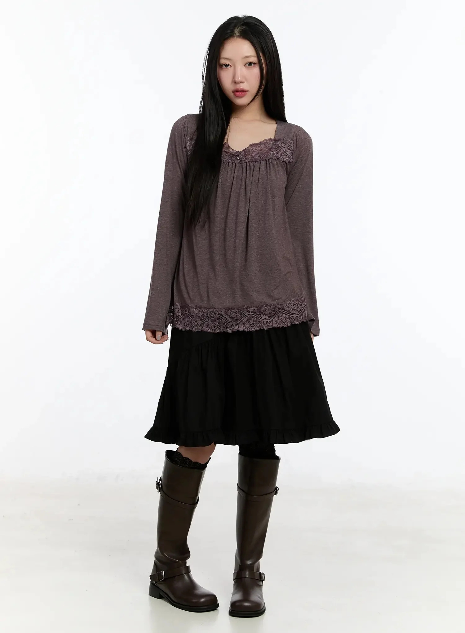 Vintage Style Lace Blouse IM509 - Image 9