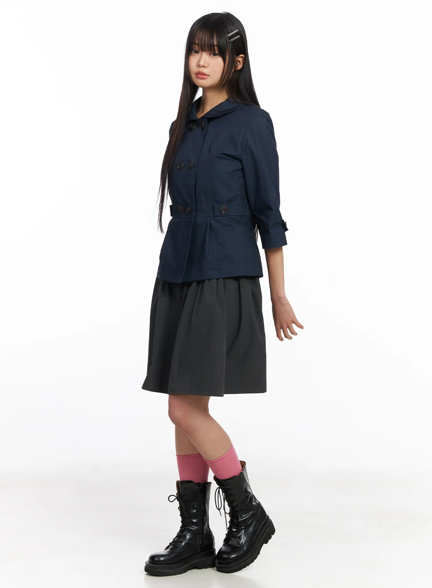 Vintage Three-Quarter Sleeve Shirt CF506 - Image 7