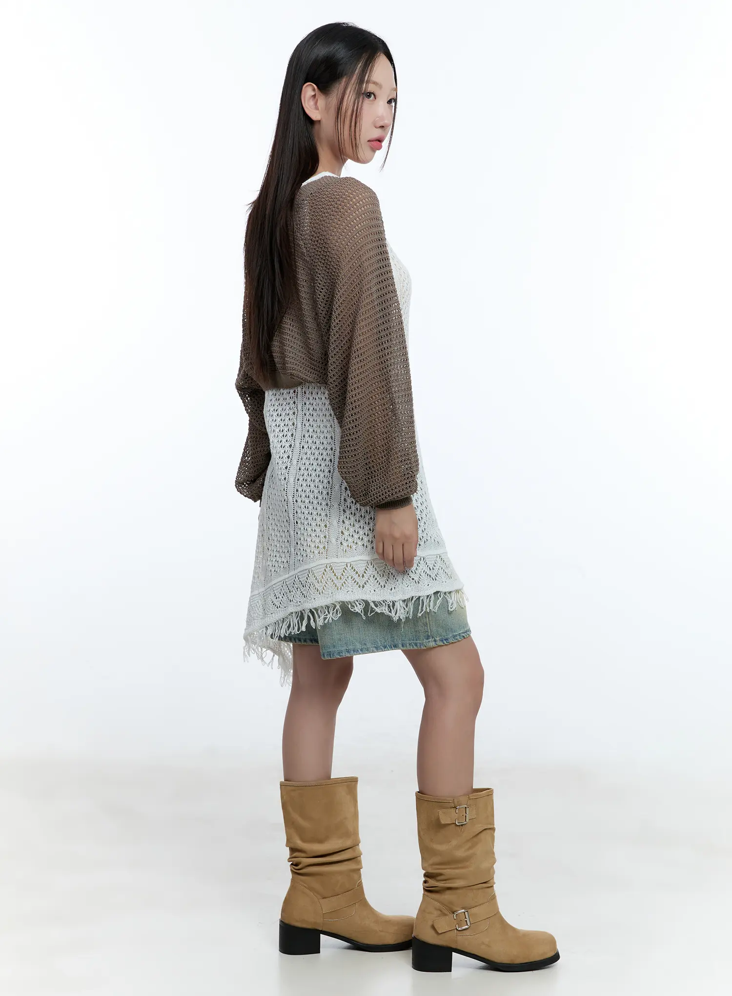 Vintage Wash Jorts CU527 - Image 7