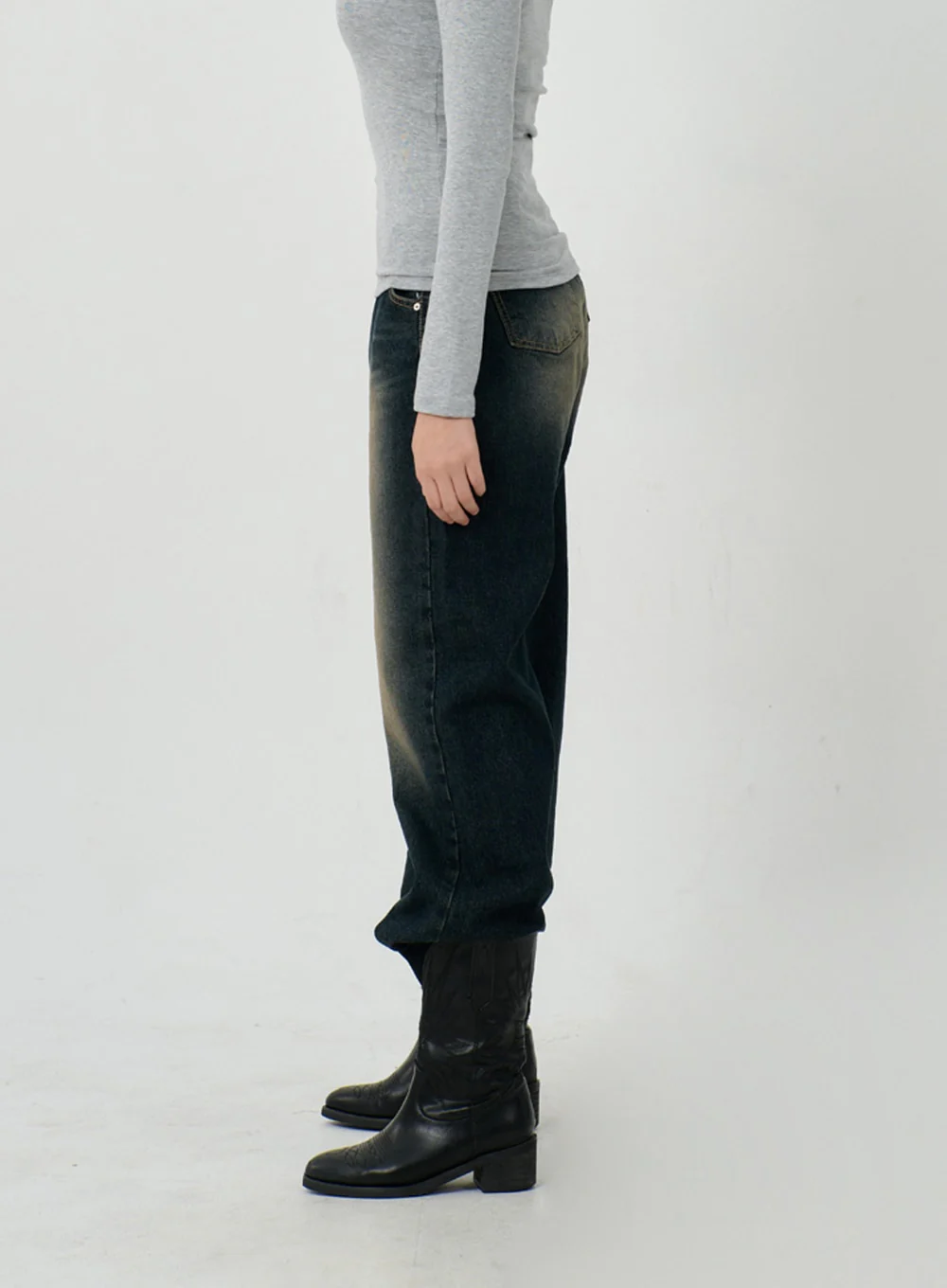 Vintage Washing Baggy Jeans ID23 - Image 2