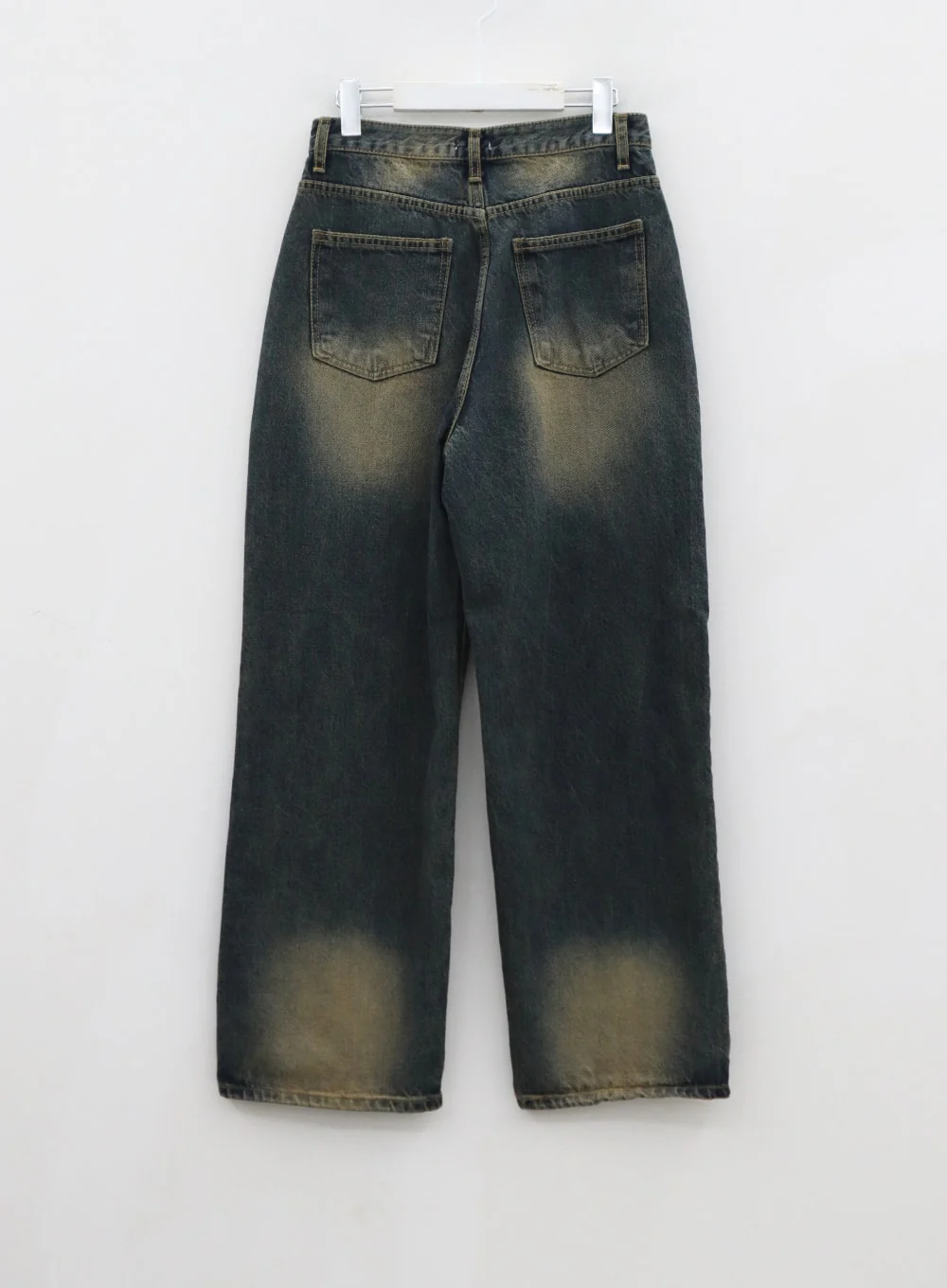 Vintage Washing Wide Leg Denim Pants CN14 - Image 15