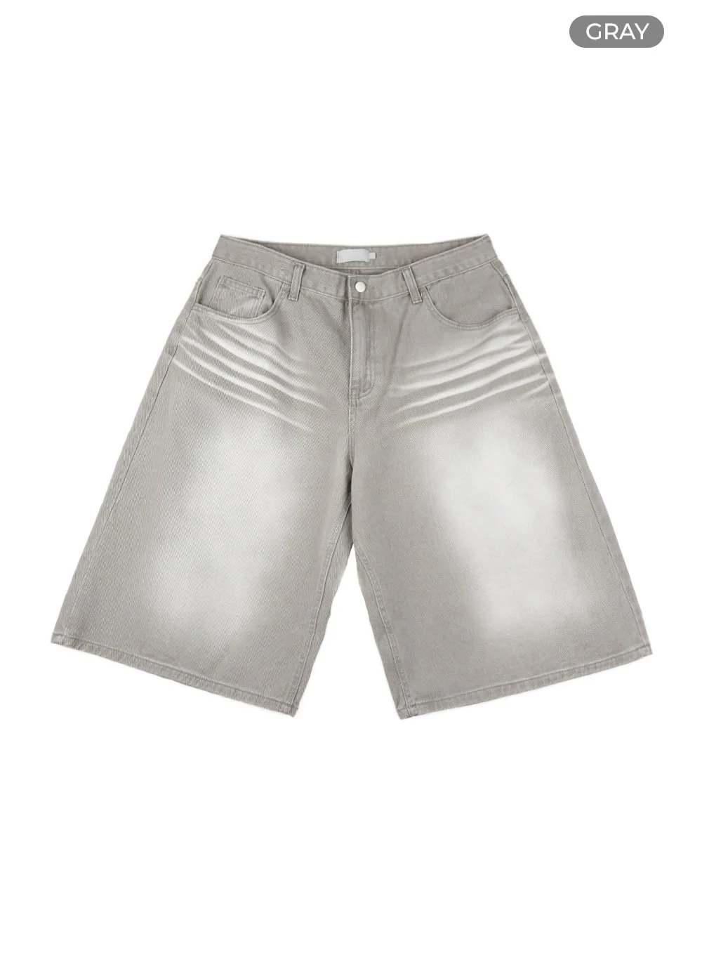 Washed Baggy Jorts IL419 - Image 11